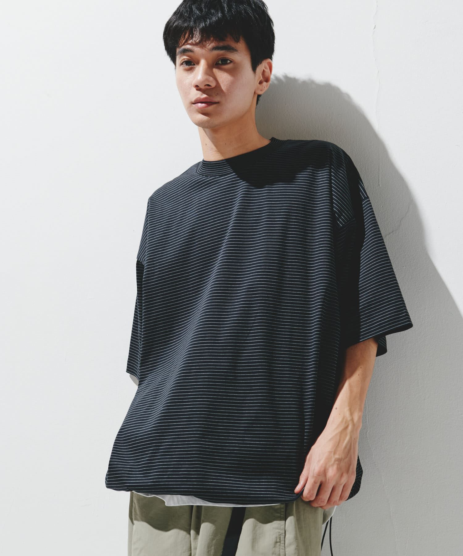 URBAN RESEARCH DOORS「『仁村紗和さん着用』『UR TECH』サマシェア ドロストTシャツ」|Tシャツ・カットソー|