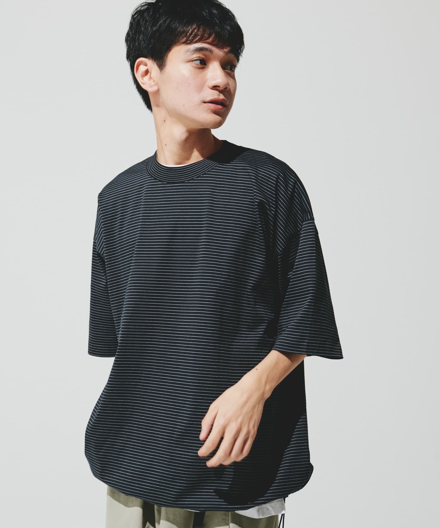 URBAN RESEARCH DOORS「『仁村紗和さん着用』『UR TECH』サマシェア ドロストTシャツ」|Tシャツ・カットソー|