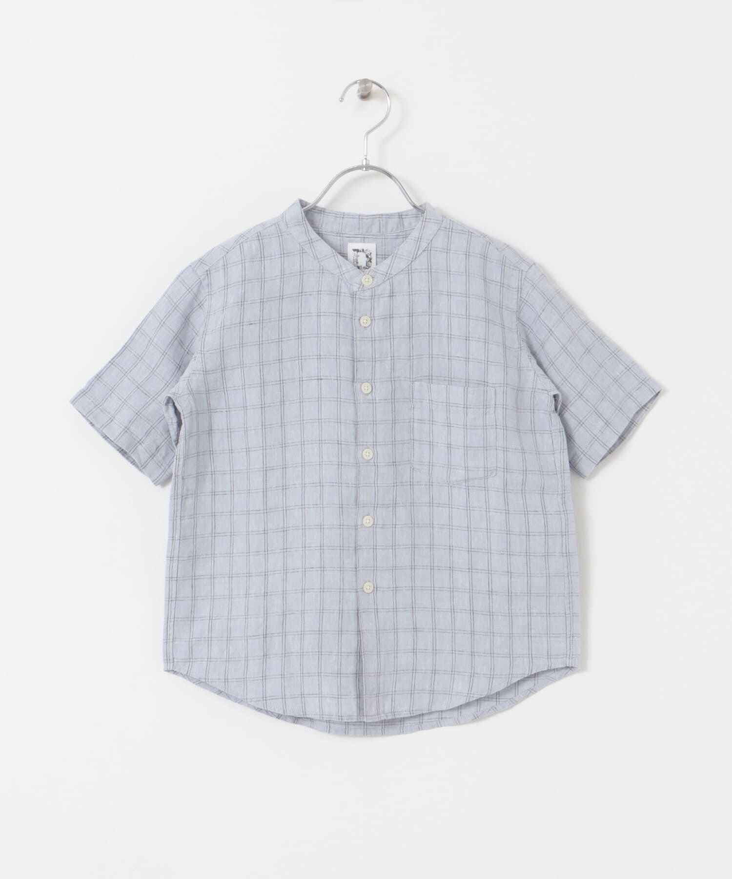 URBAN RESEARCH DOORS「『親子リンク』シルケットリネンバンドカラーシャツ(KIDS)」|その他|