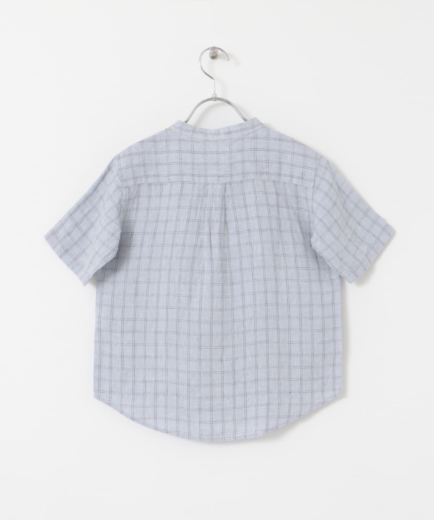 URBAN RESEARCH DOORS「『親子リンク』シルケットリネンバンドカラーシャツ(KIDS)」|その他|