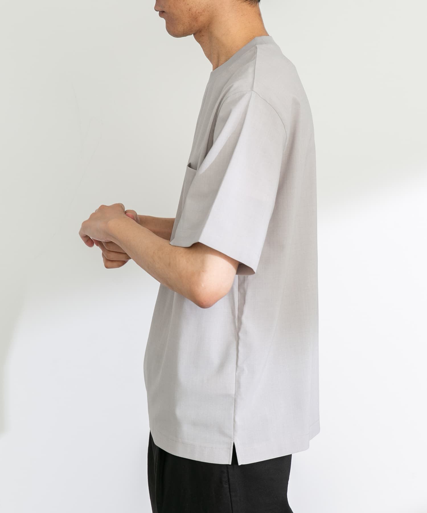 Sonny Label 「『吸水速乾』クイックドライリネンタッチTシャツ」|Tシャツ・カットソー|