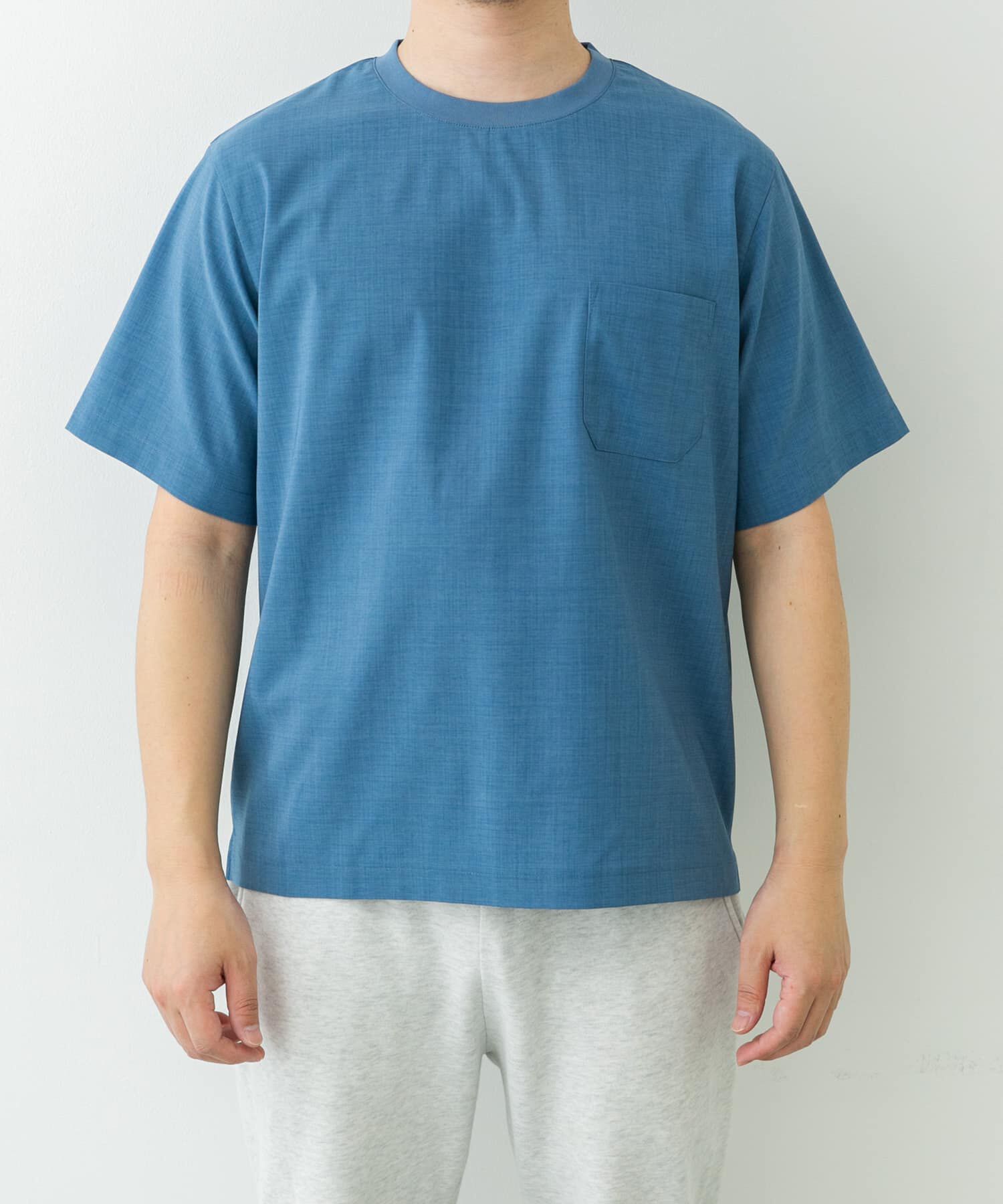 Sonny Label 「『吸水速乾』クイックドライリネンタッチTシャツ」|Tシャツ・カットソー|