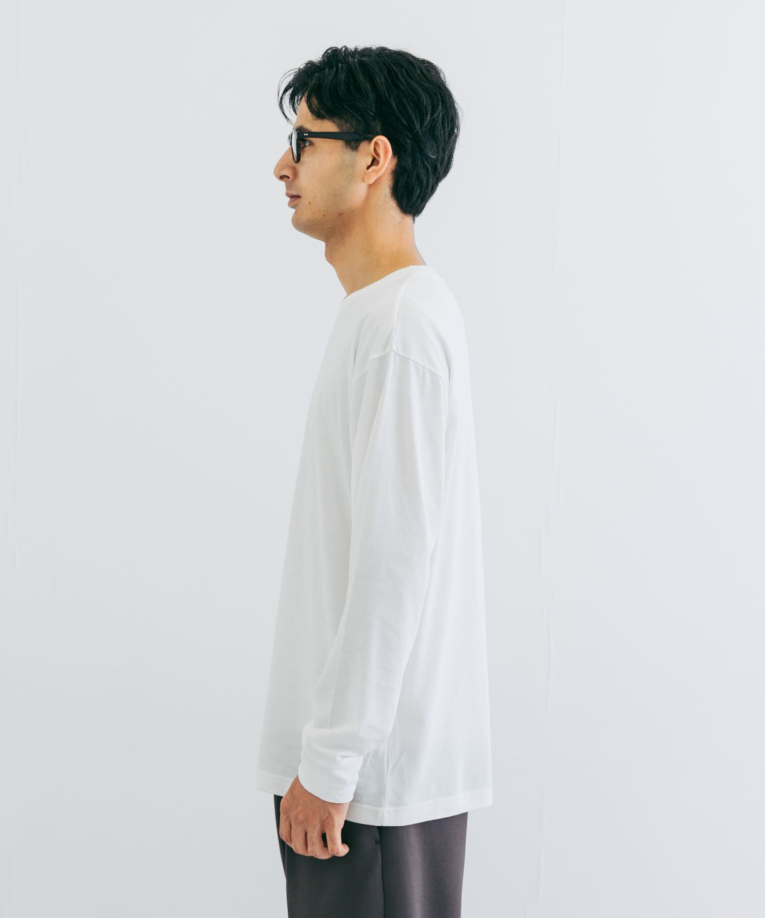 URBAN RESEARCH「『UR TECH』クルーネックロングTシャツ」|Tシャツ・カットソー|