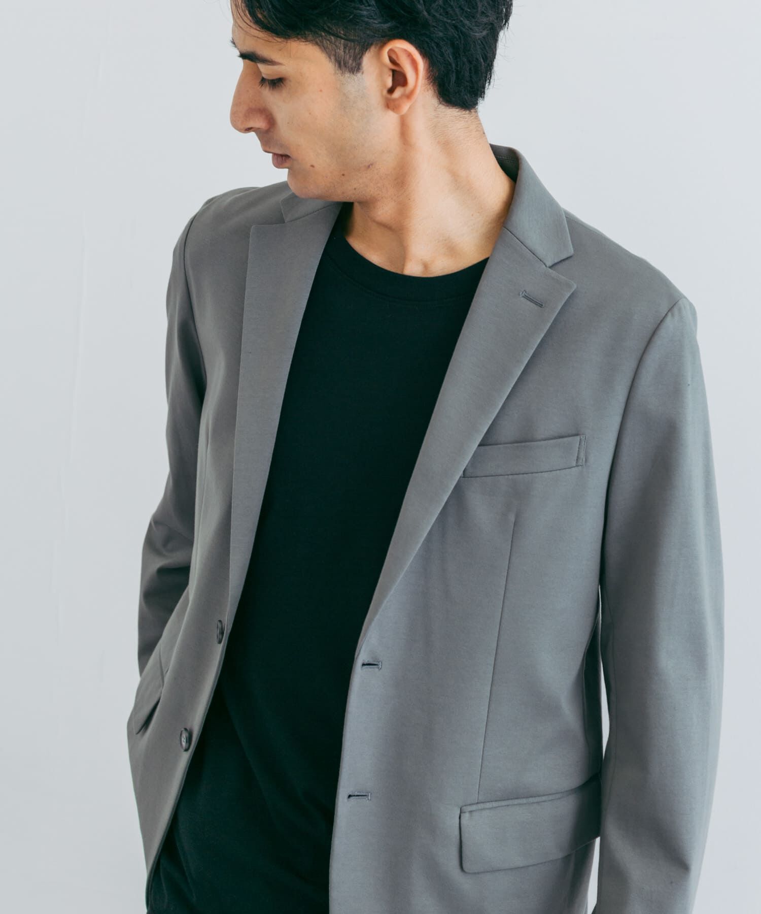 URBAN RESEARCH「『UR TECH』クルーネックロングTシャツ」|Tシャツ・カットソー|