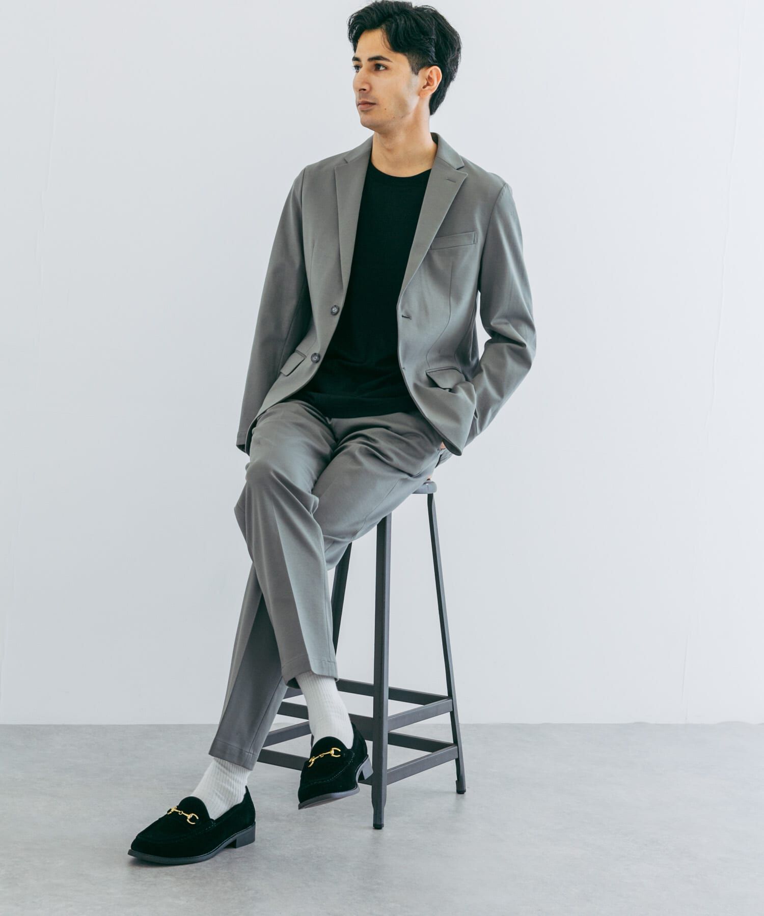 URBAN RESEARCH「『UR TECH』クルーネックロングTシャツ」|Tシャツ・カットソー|