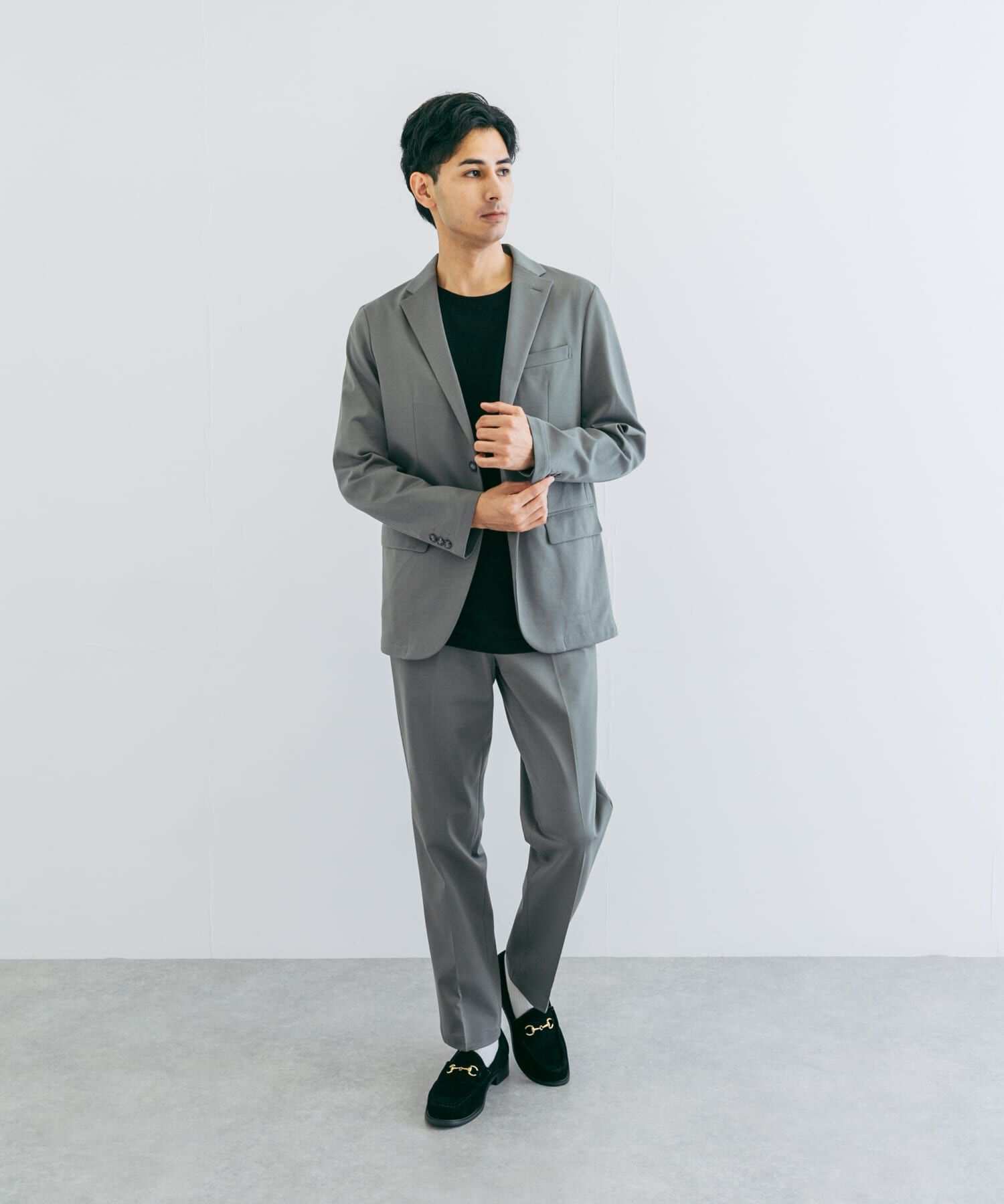 URBAN RESEARCH「『UR TECH』クルーネックロングTシャツ」|Tシャツ・カットソー|