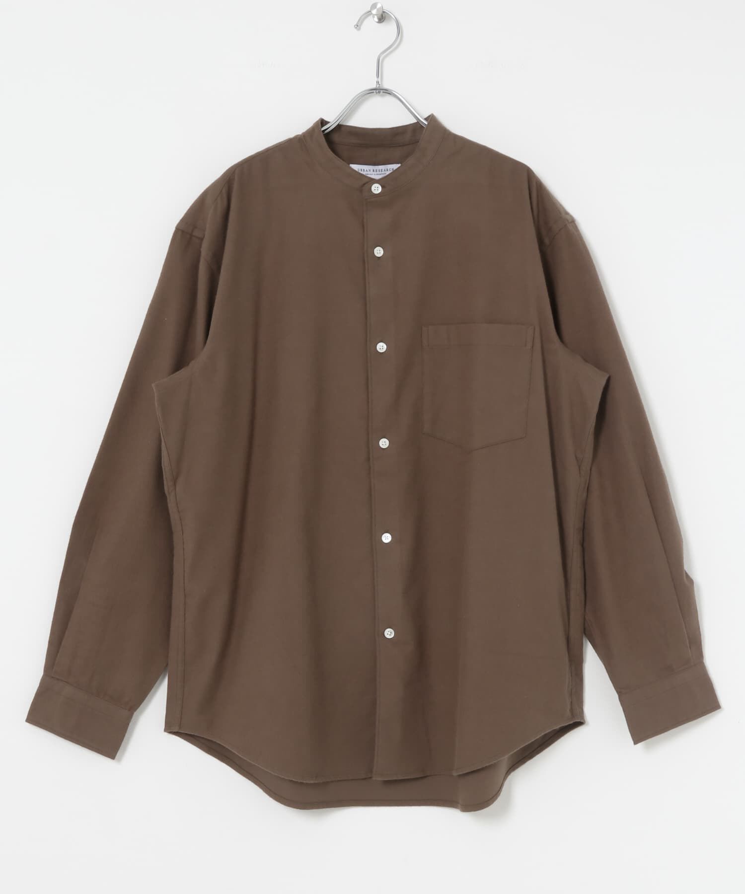 URBAN RESEARCH「『UR TECH』バンドカラーシャツ」|シャツ・ブラウス|