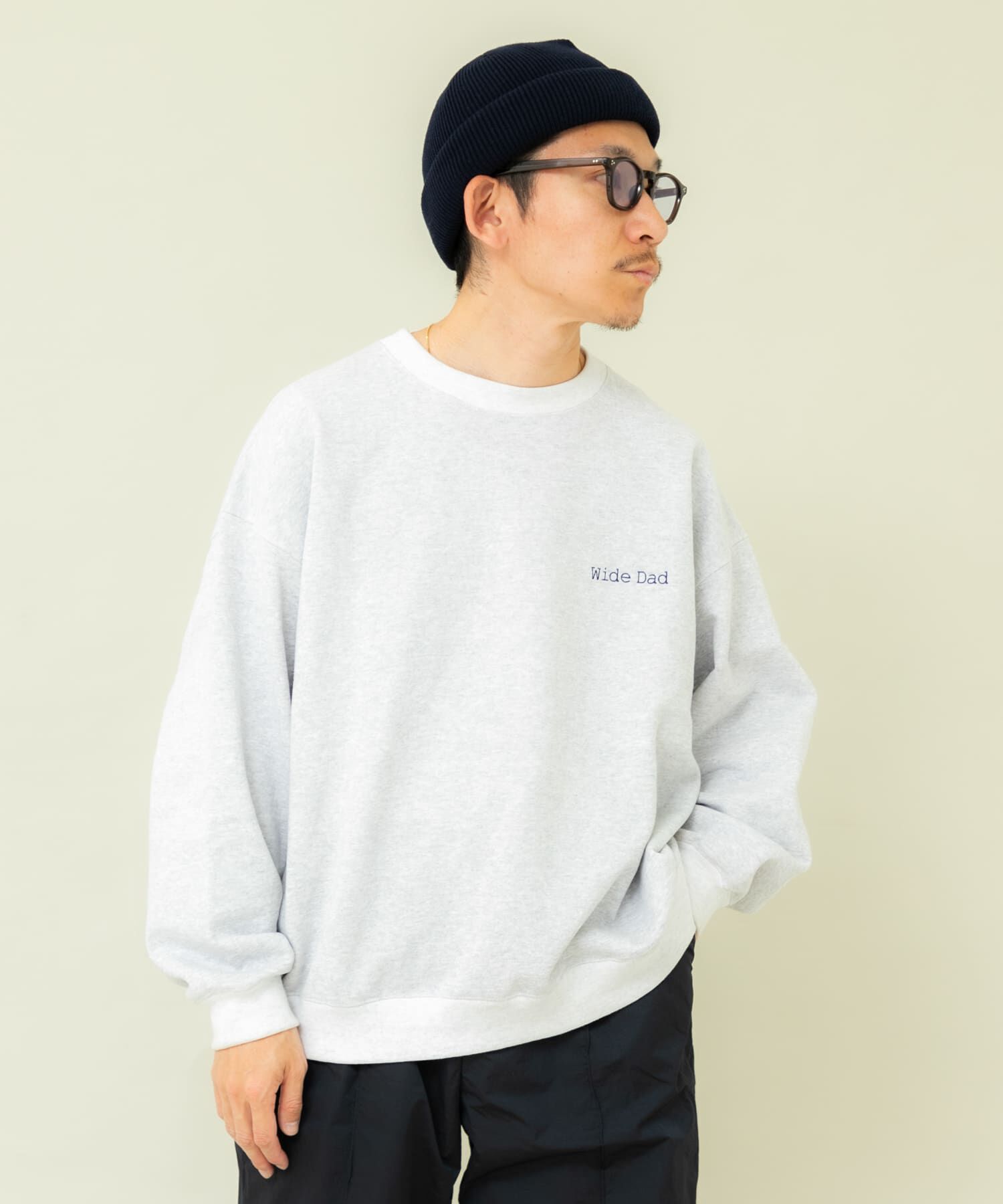 URBAN RESEARCH「Wide Dad　SUPER WIDE SWEAT CREW-NECK」|スウェット・ジャージ|