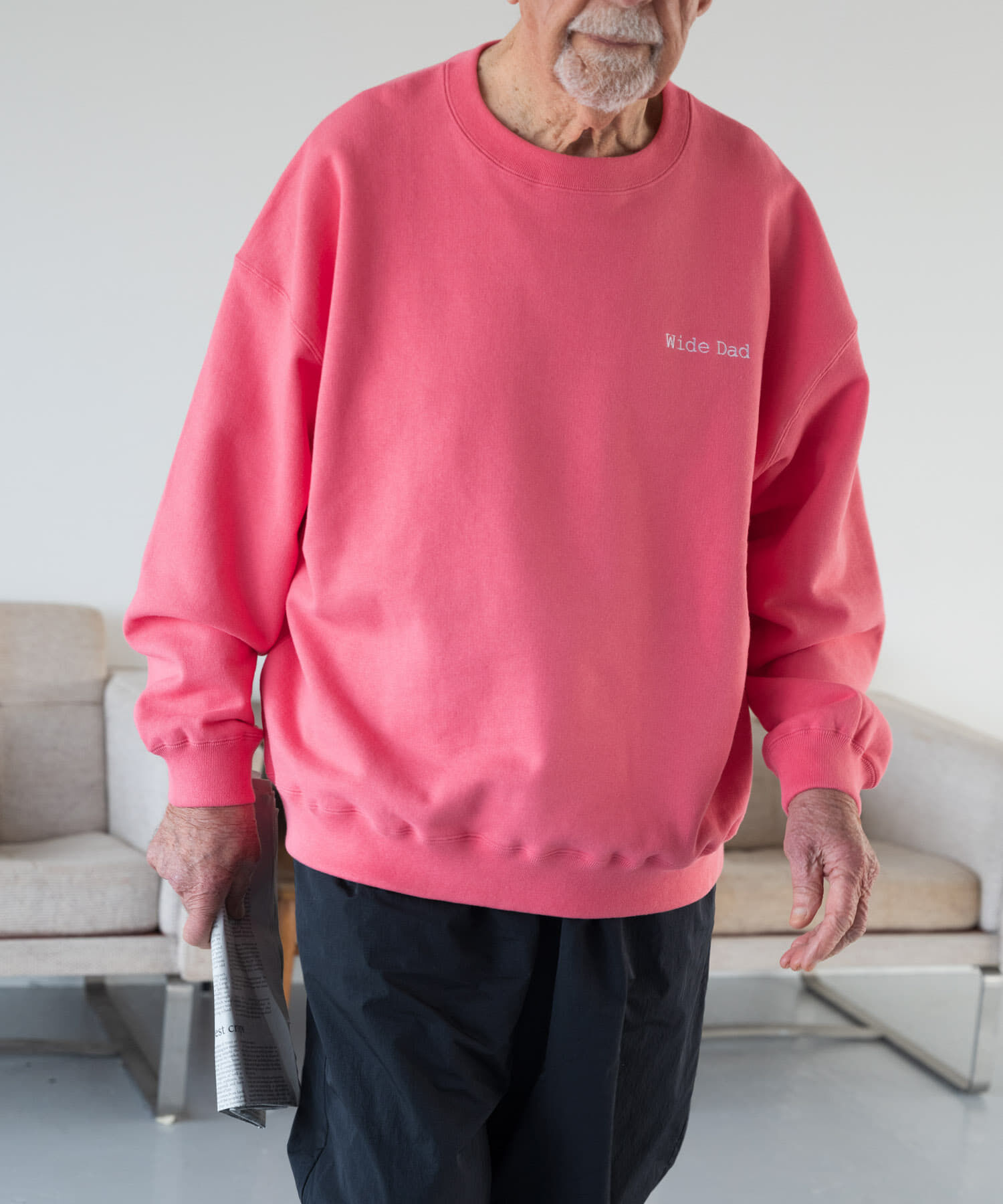 URBAN RESEARCH「Wide Dad　SUPER WIDE SWEAT CREW-NECK」|スウェット・ジャージ|
