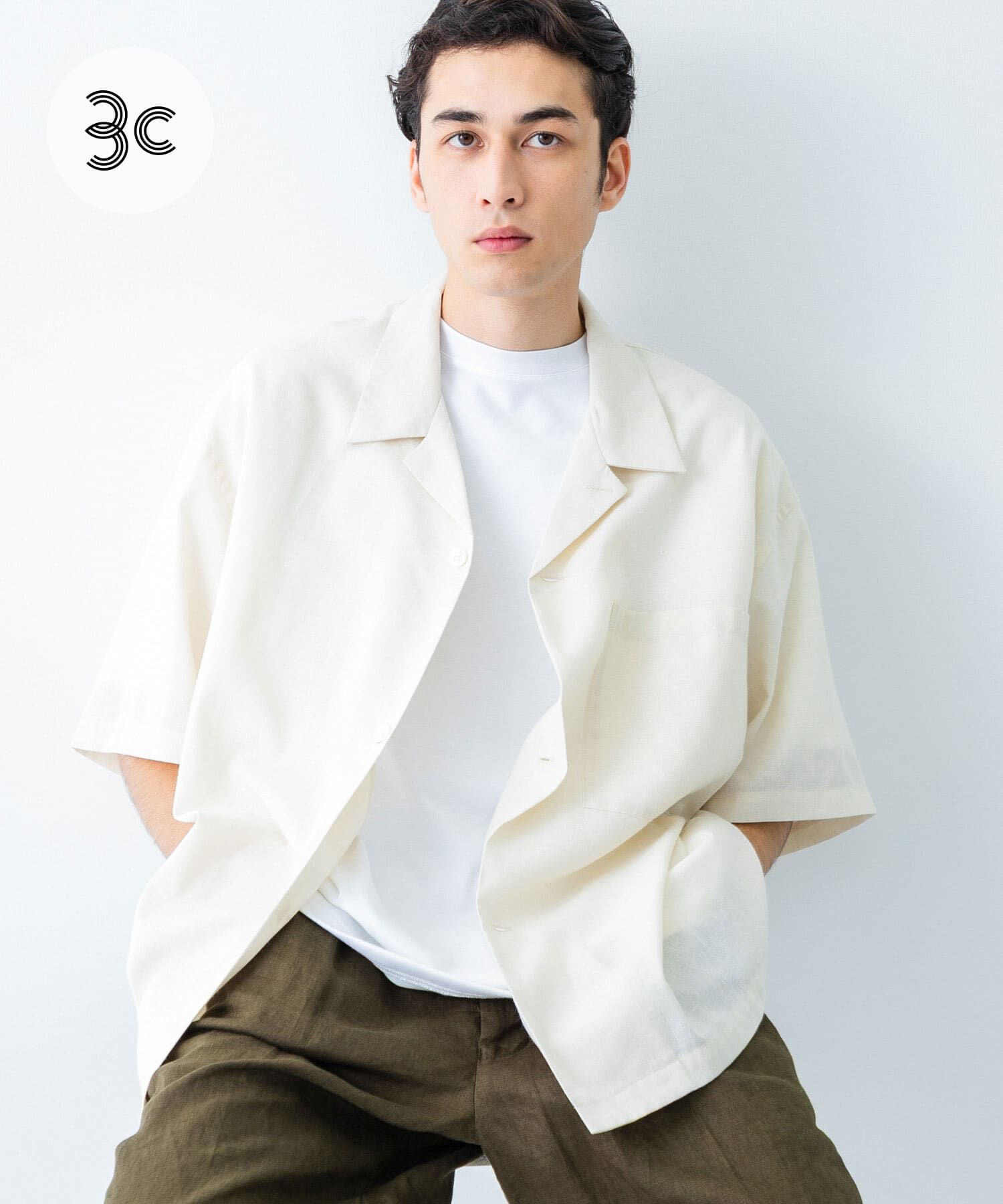 URBAN RESEARCH「『UR TECH DRYLUXE』高機能リネンシャツジャケット」|シャツ・ブラウス|ベージュ