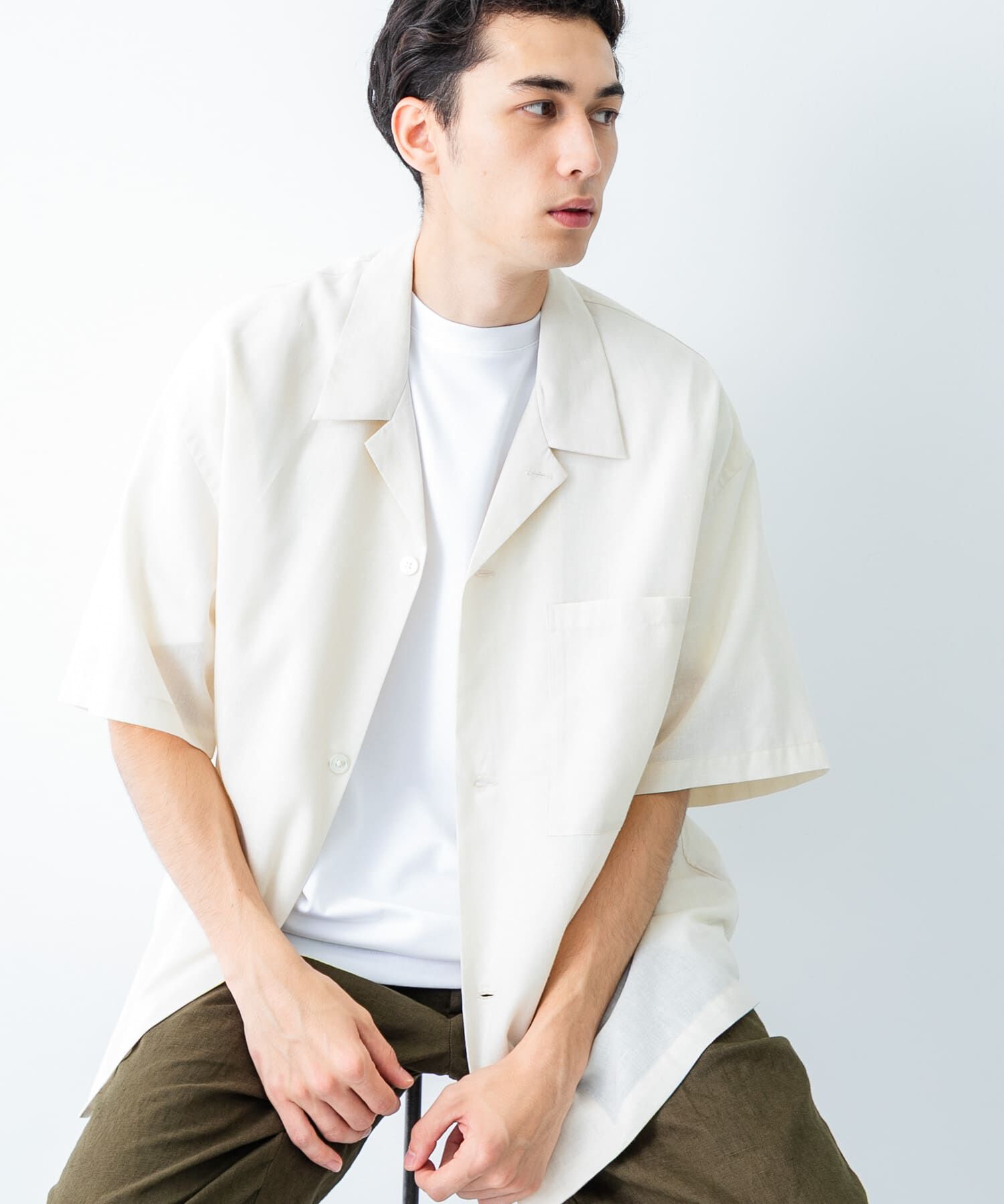 URBAN RESEARCH「『UR TECH DRYLUXE』高機能リネンシャツジャケット」|シャツ・ブラウス|