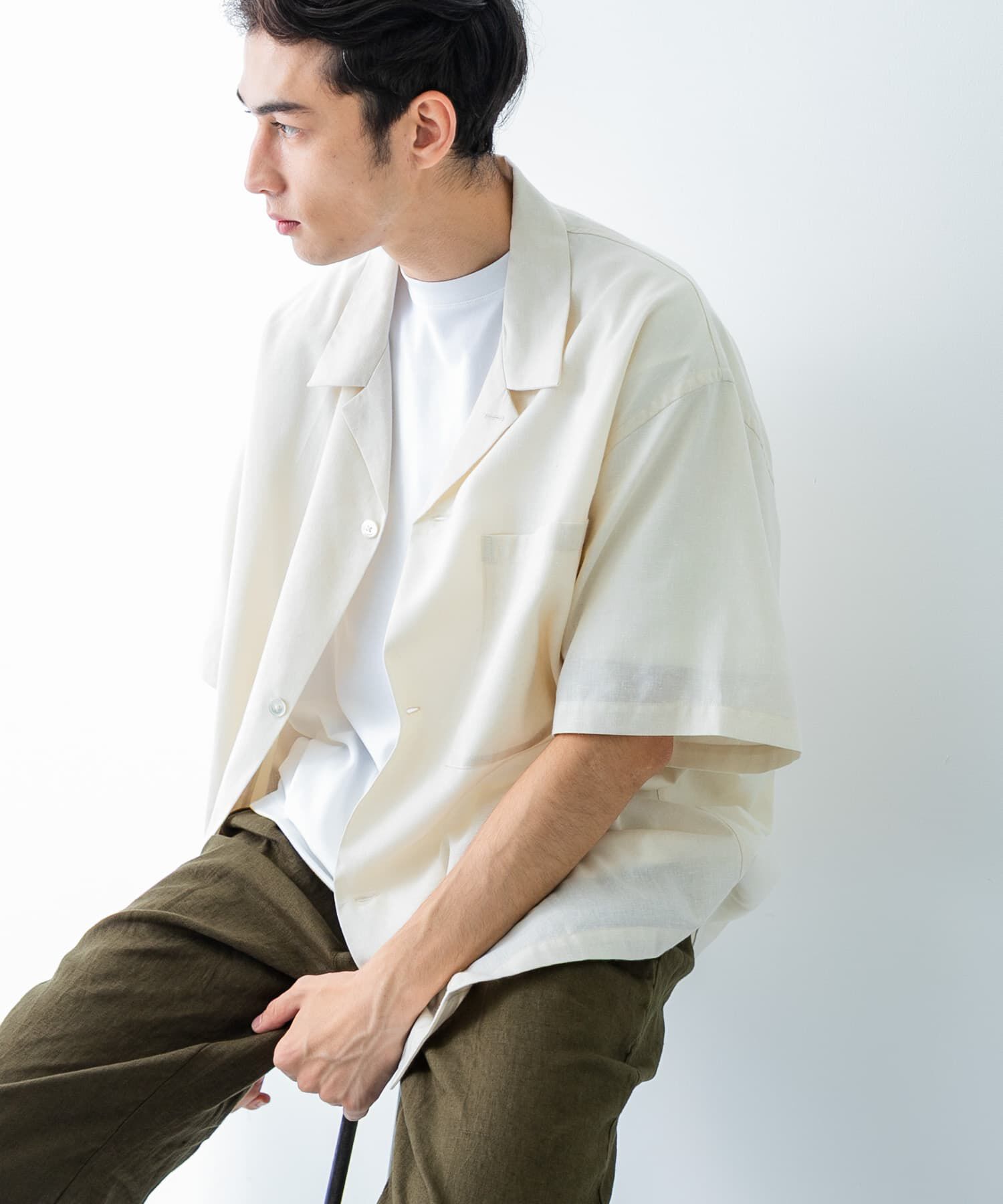 URBAN RESEARCH「『UR TECH DRYLUXE』高機能リネンシャツジャケット」|シャツ・ブラウス|