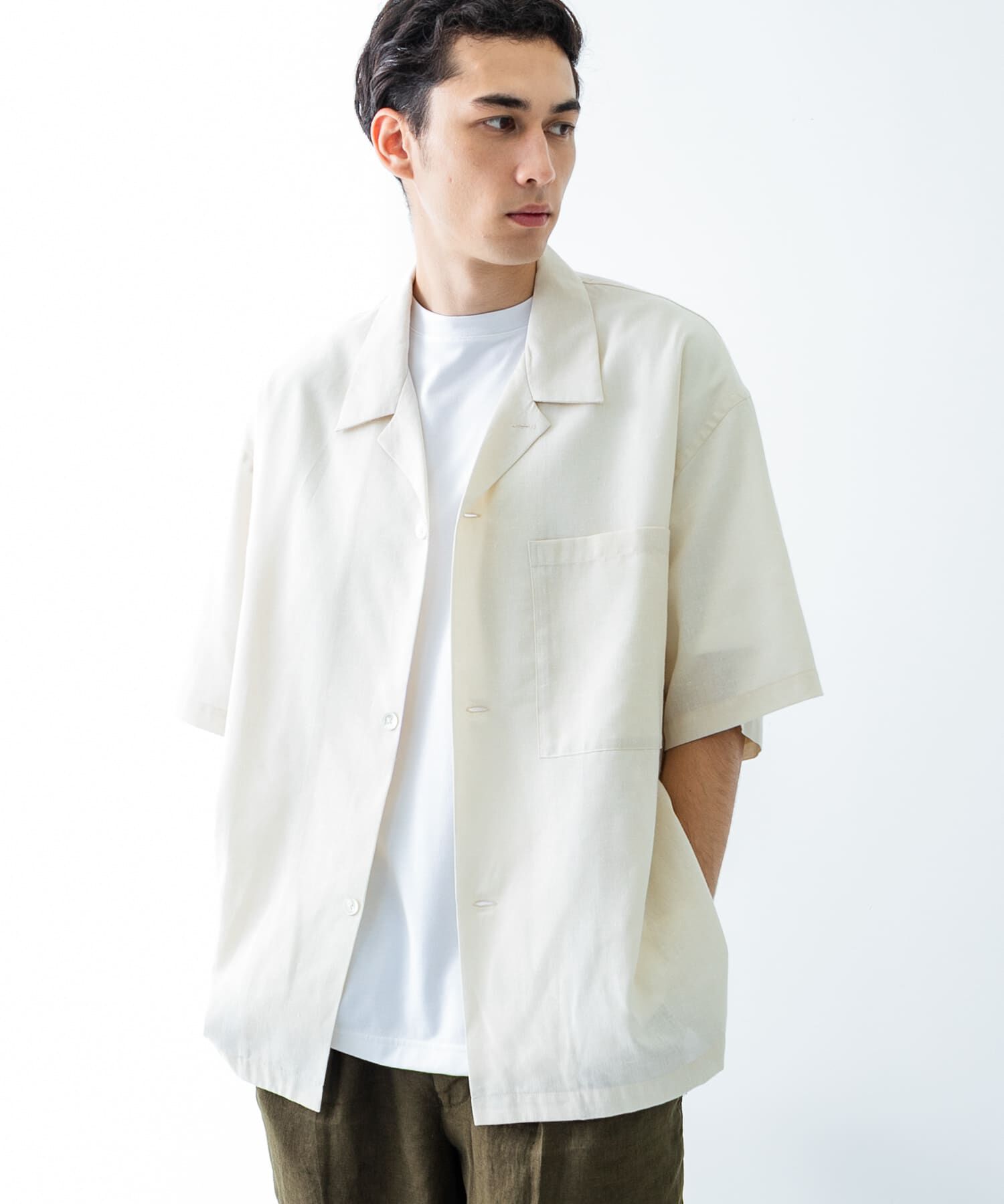 URBAN RESEARCH「『UR TECH DRYLUXE』高機能リネンシャツジャケット」|シャツ・ブラウス|