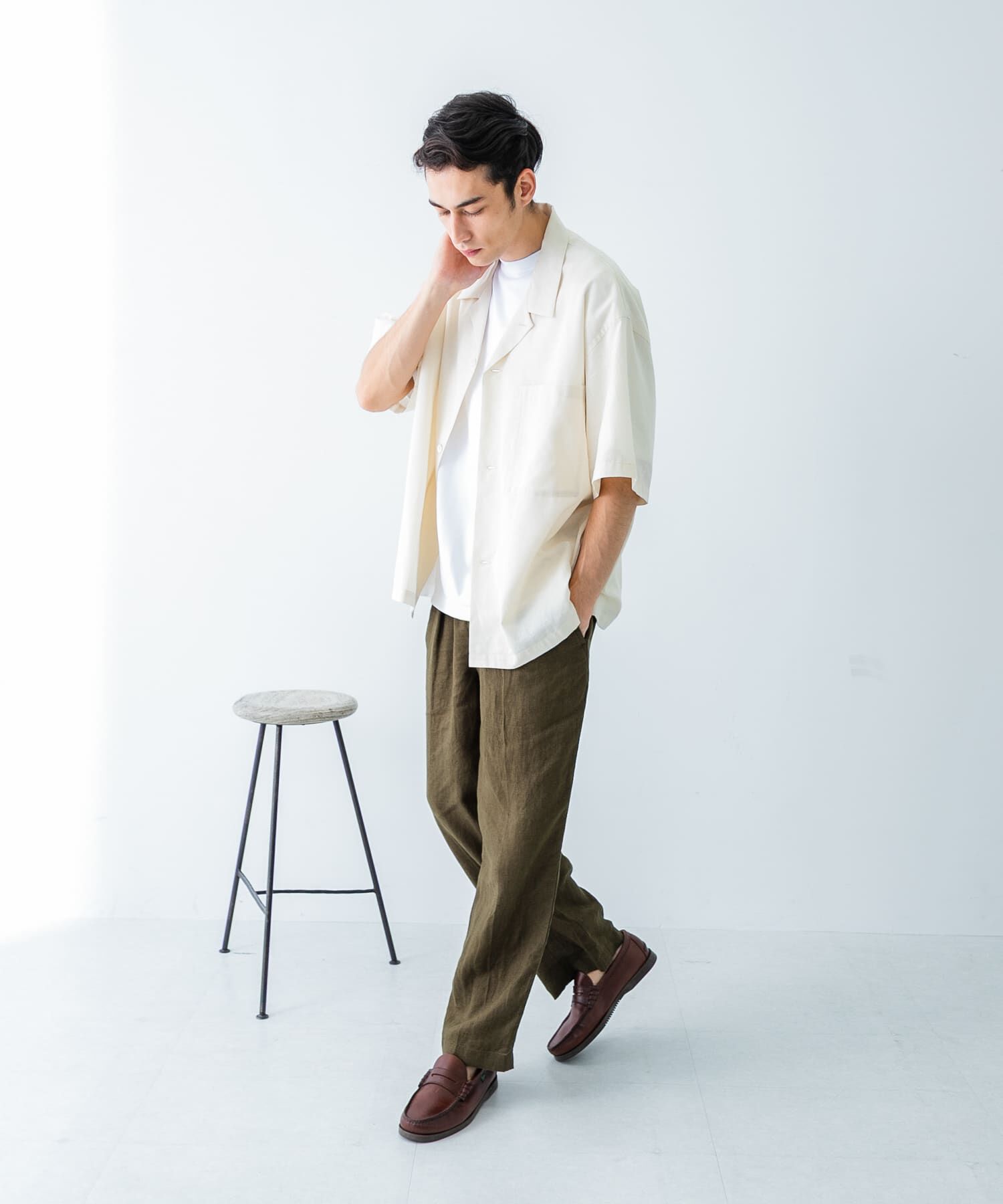 URBAN RESEARCH「『UR TECH DRYLUXE』高機能リネンシャツジャケット」|シャツ・ブラウス|