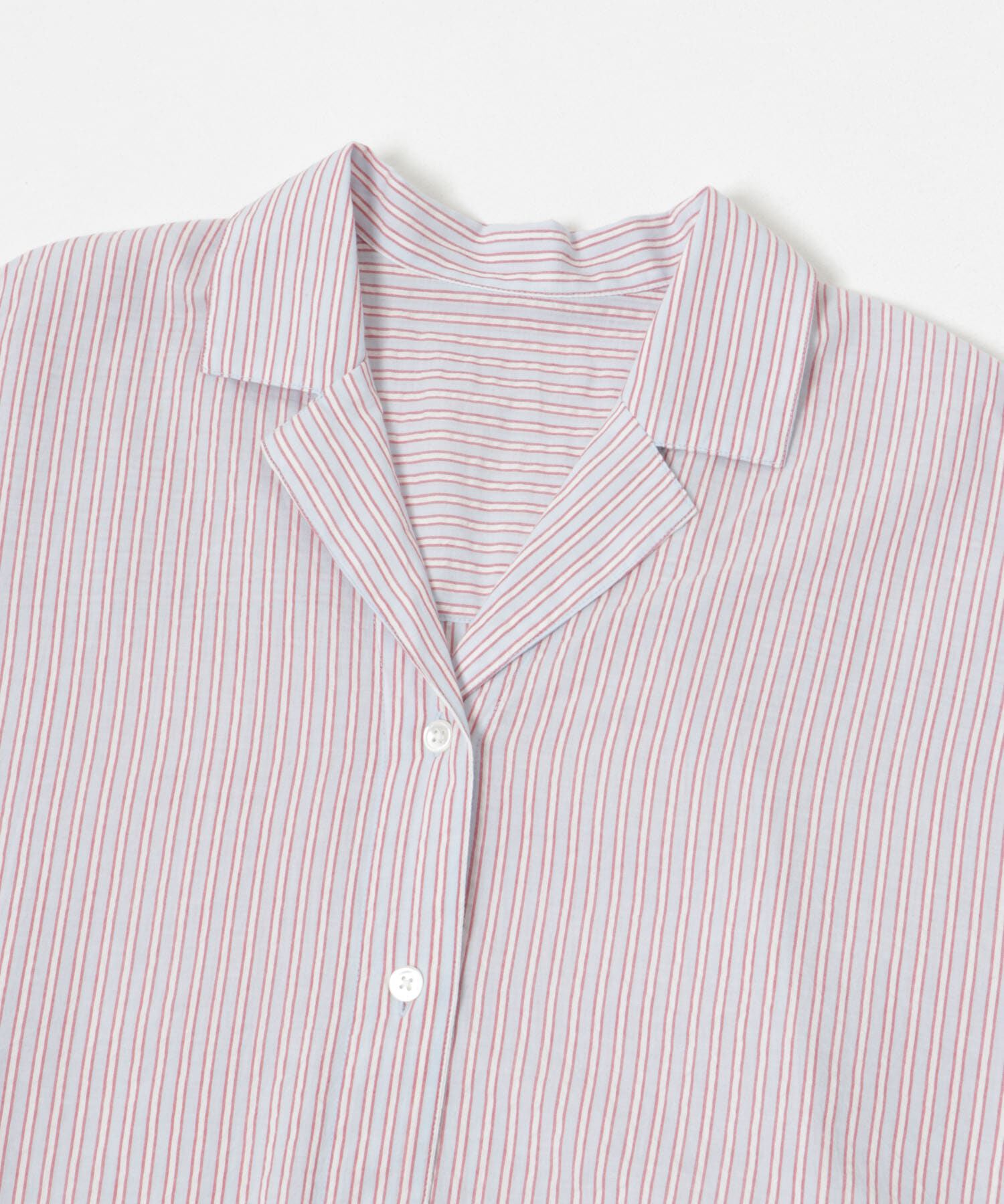 URBAN RESEARCH「new basic　インドコットンサッカーストライプシャツ」|シャツ・ブラウス|