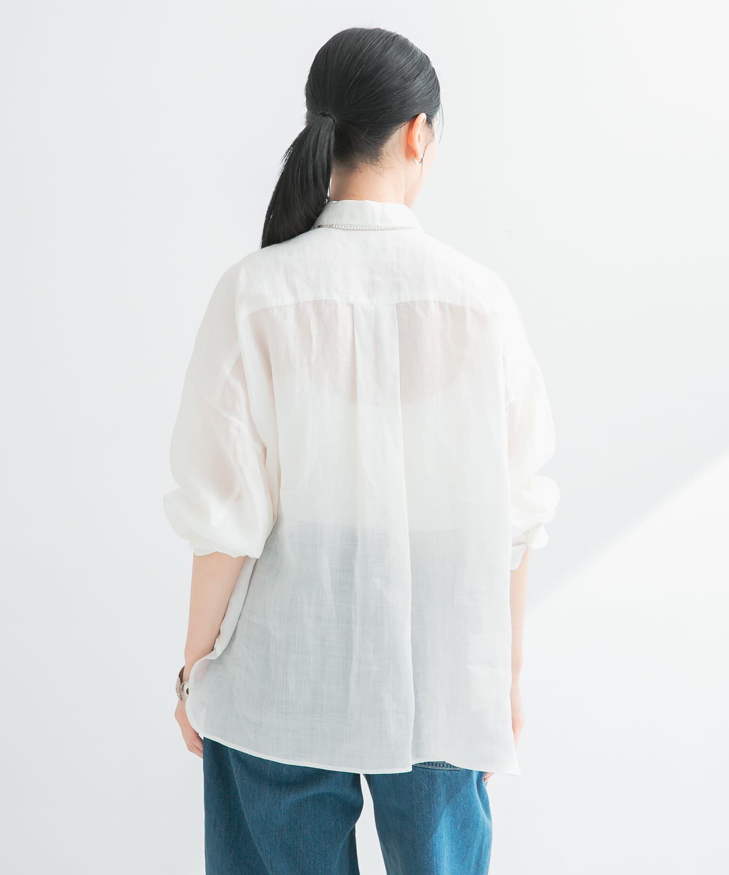 URBAN RESEARCH「ガーメントダイラミーオーバーシャツ」|シャツ・ブラウス|