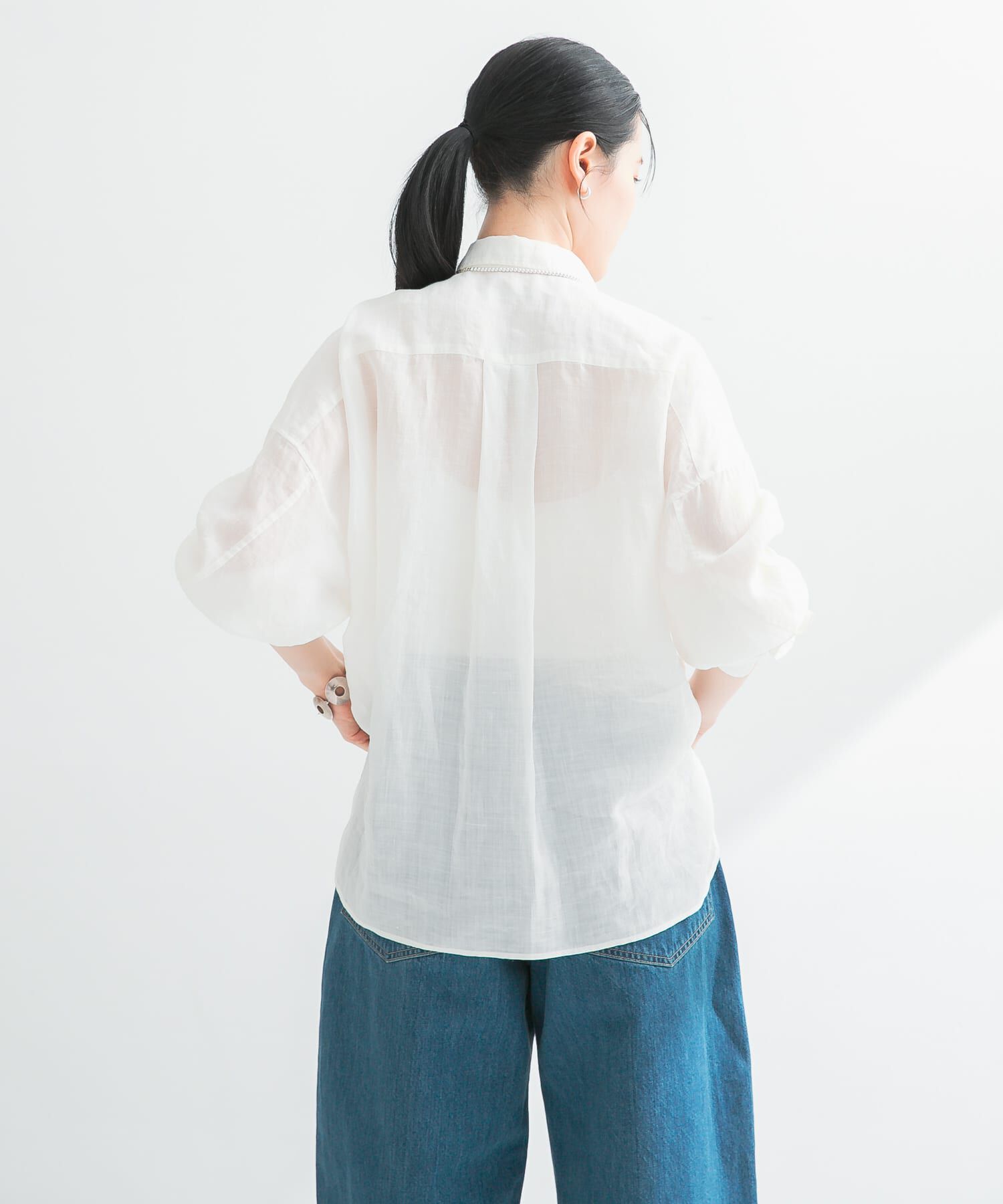 URBAN RESEARCH「ガーメントダイラミーオーバーシャツ」|シャツ・ブラウス|