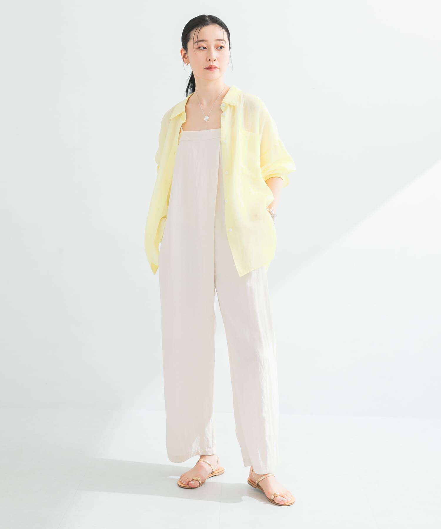 URBAN RESEARCH「ガーメントダイラミーオーバーシャツ」|シャツ・ブラウス|