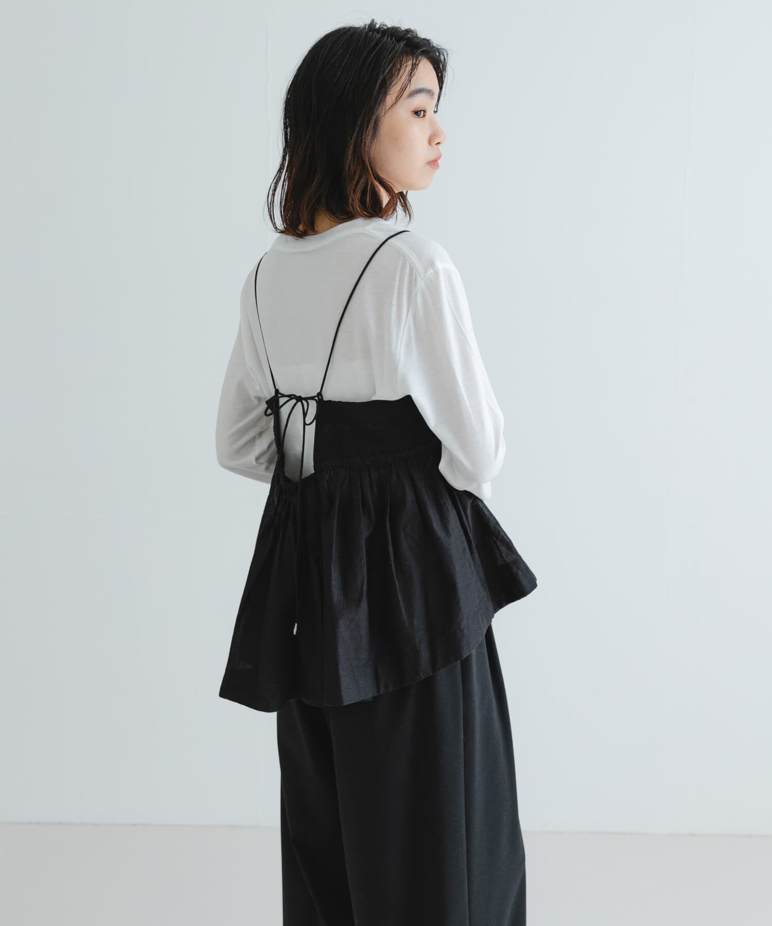 URBAN RESEARCH「レース切り替えキャミブラウス」|キャミソール|