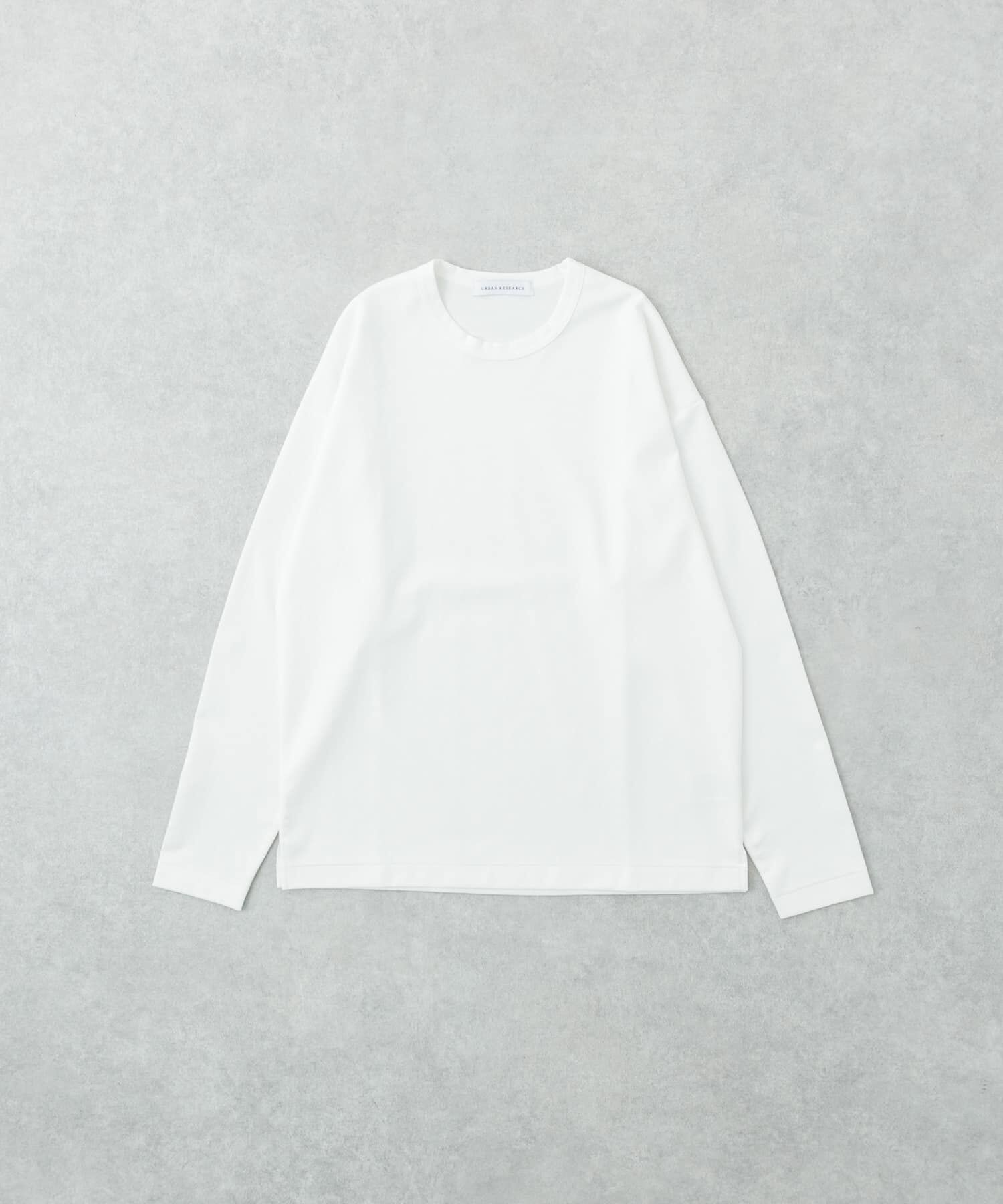 URBAN RESEARCH「コットンナイロンスムージーロングスリーブ」|Tシャツ・カットソー|ホワイト