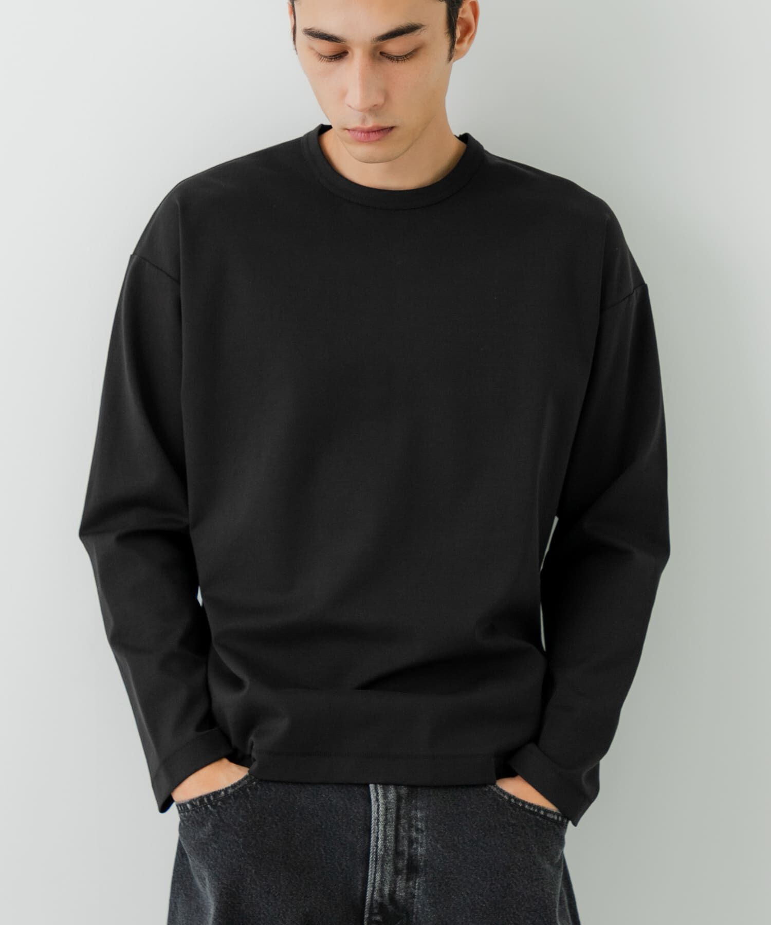 URBAN RESEARCH「コットンナイロンスムージーロングスリーブ」|Tシャツ・カットソー|