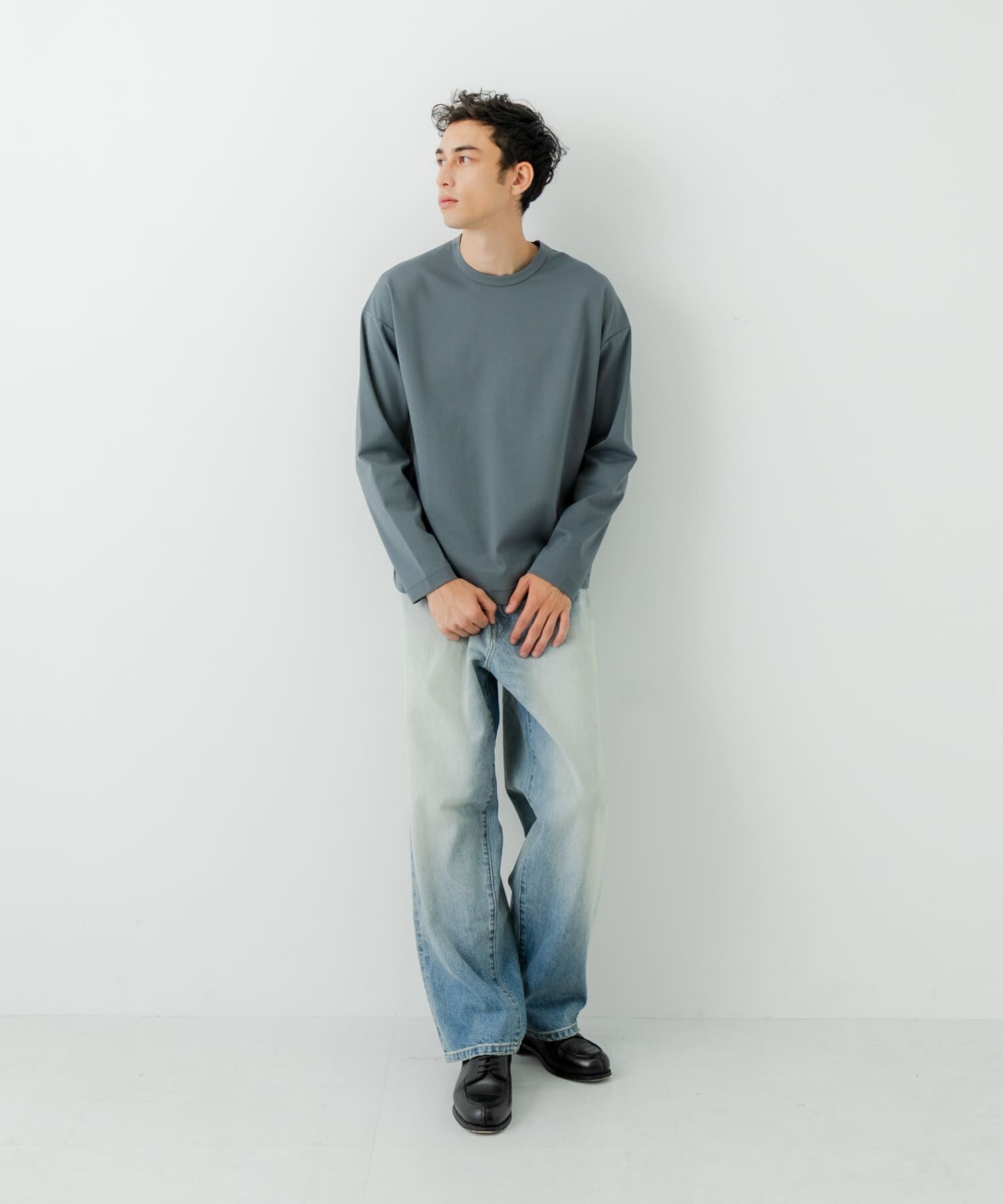 URBAN RESEARCH「コットンナイロンスムージーロングスリーブ」|Tシャツ・カットソー|