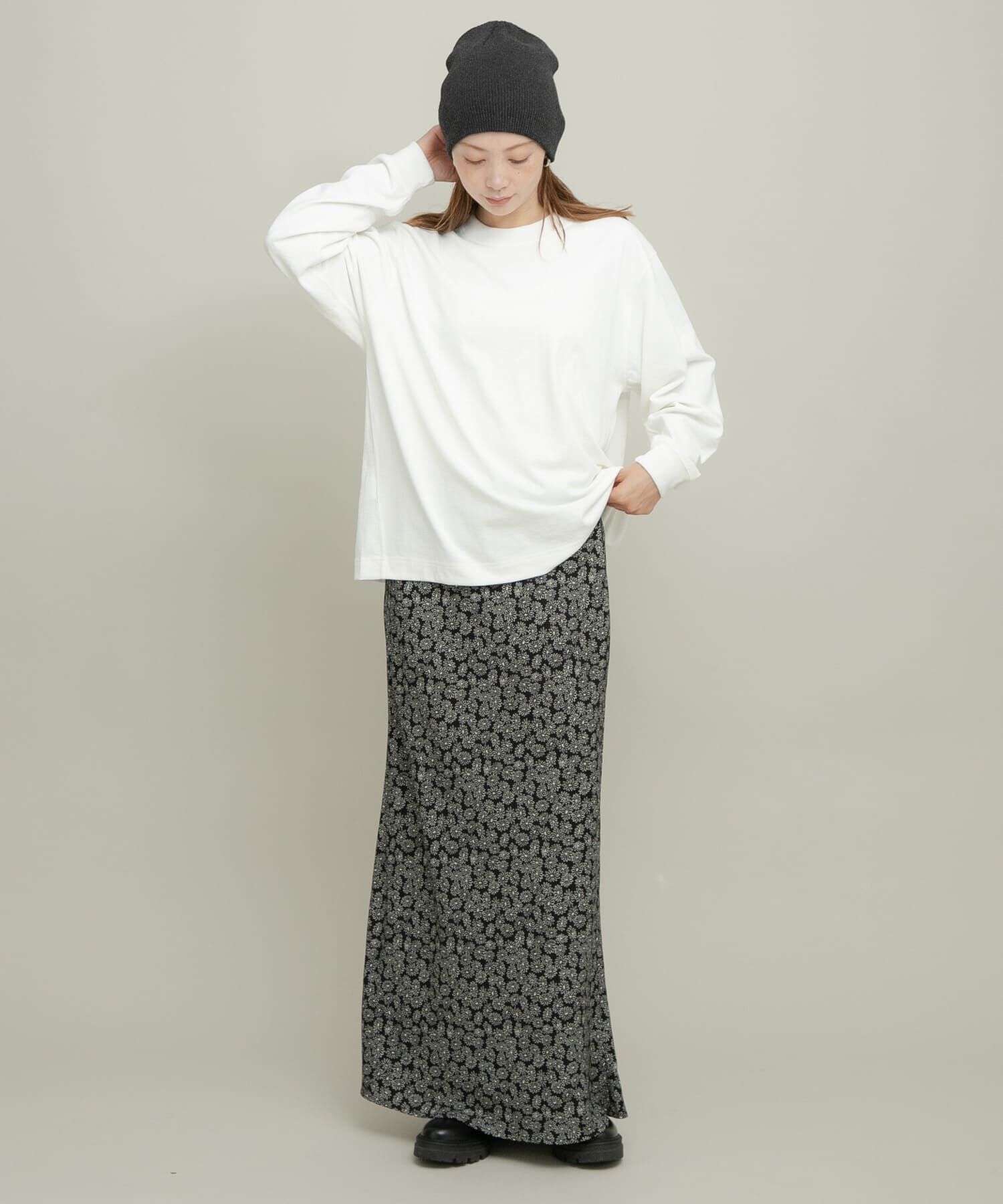 Sonny Label 「UpDRIFT ルーズフィットロングTシャツ」|Tシャツ・カットソー|