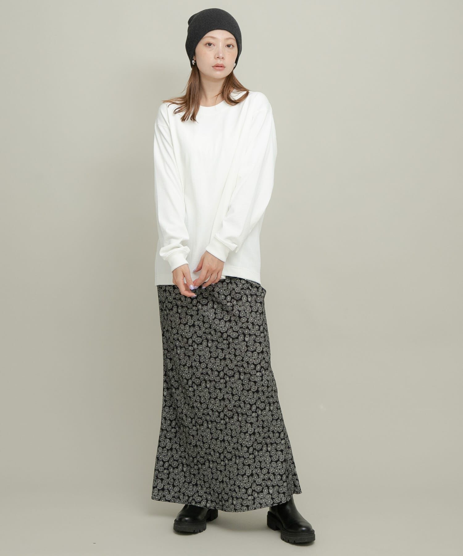 Sonny Label 「UpDRIFT ルーズフィットロングTシャツ」|Tシャツ・カットソー|