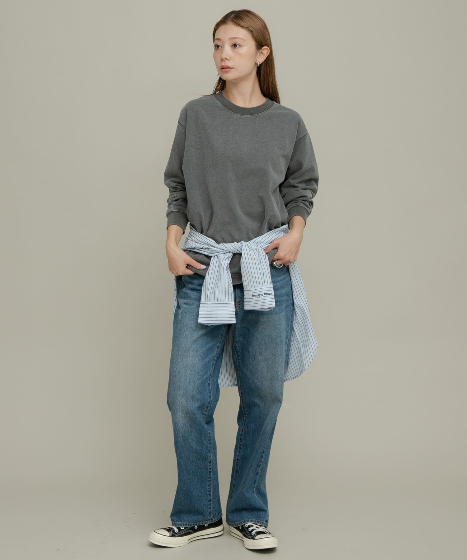 Sonny Label 「UpDRIFT ルーズフィットロングTシャツ」|Tシャツ・カットソー|