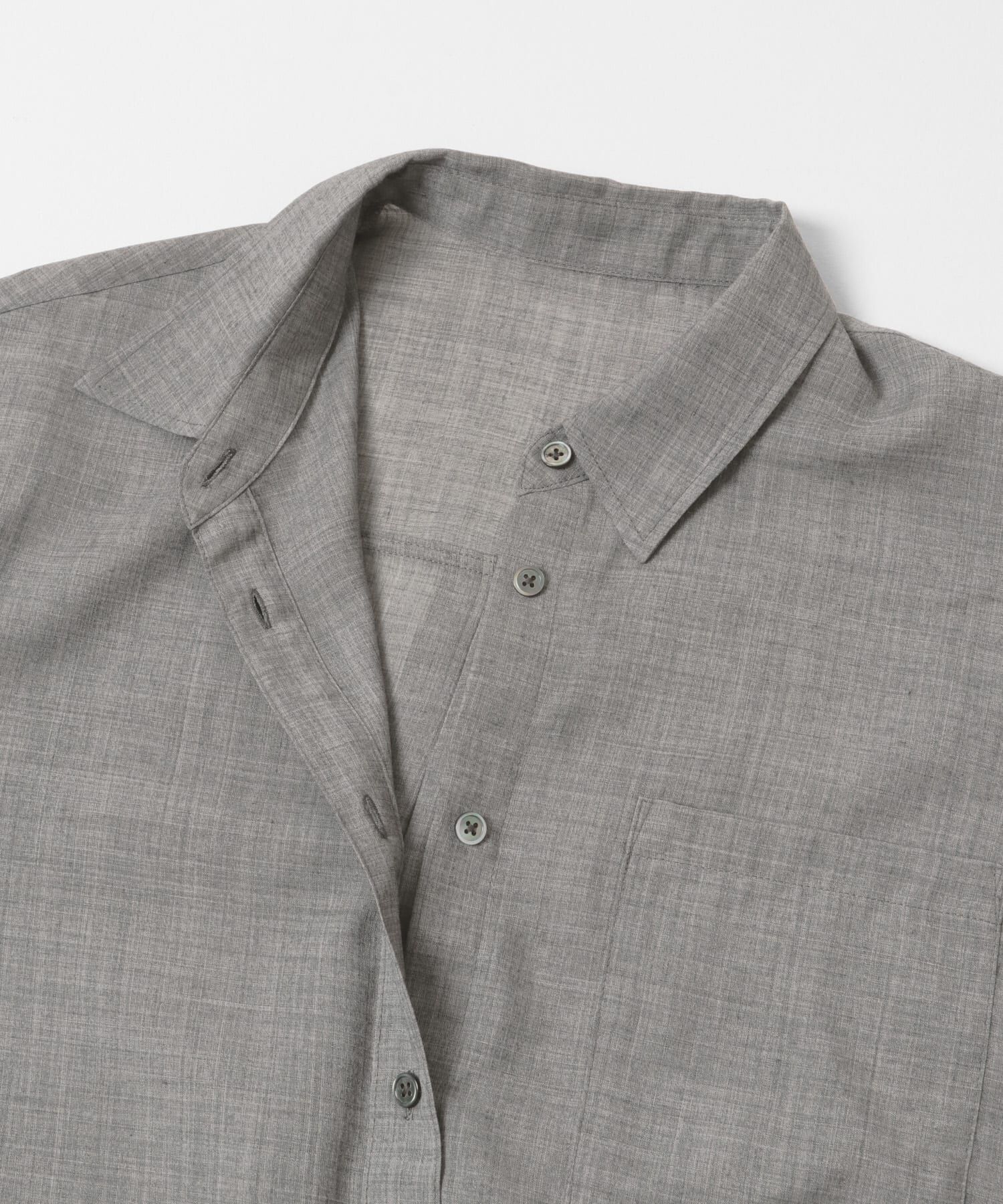 URBAN RESEARCH「シアーウールレギュラーカラーシャツ」|シャツ・ブラウス|