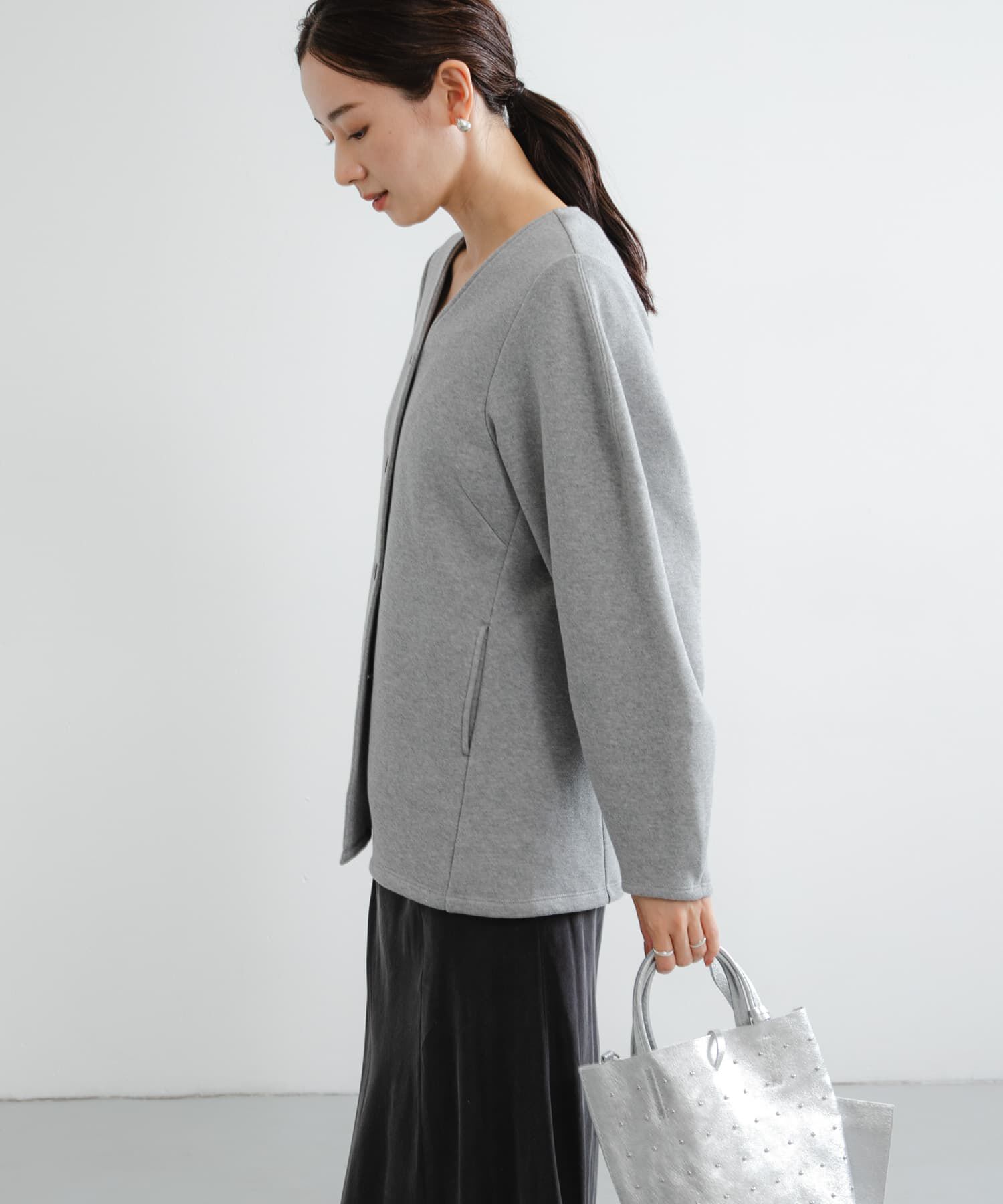 URBAN RESEARCH「ボリュームスリーブ裏起毛カーディガン」|カーディガン|