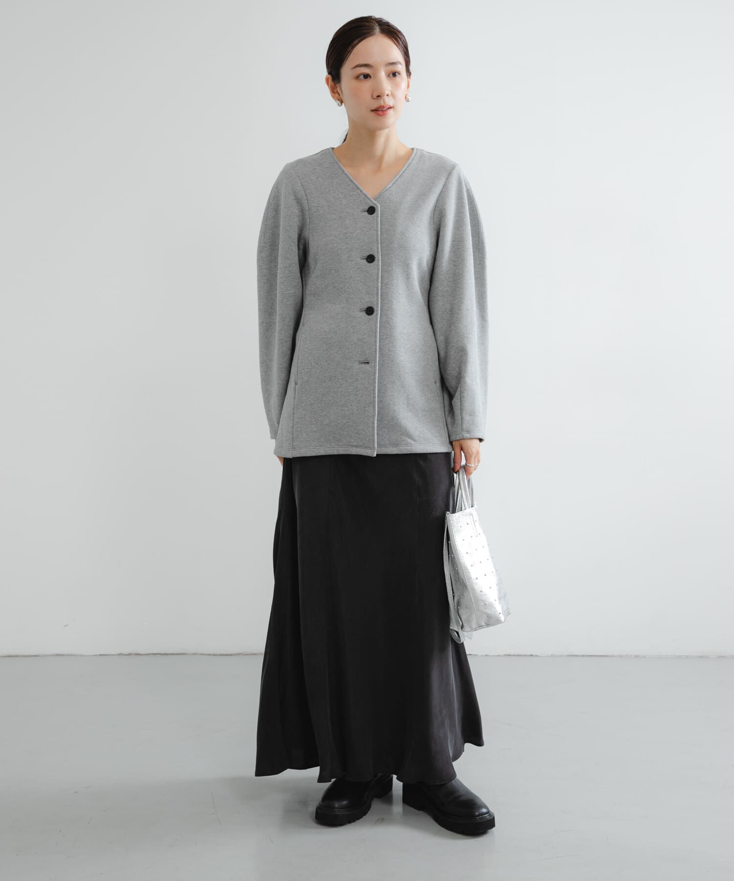 URBAN RESEARCH「ボリュームスリーブ裏起毛カーディガン」|カーディガン|