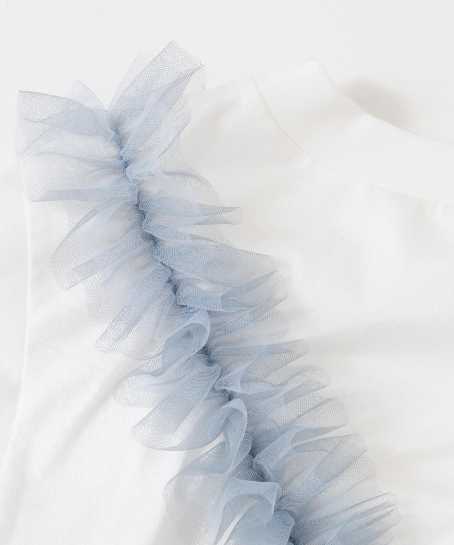  「シャーリングフリルTEE」|Tシャツ・カットソー|