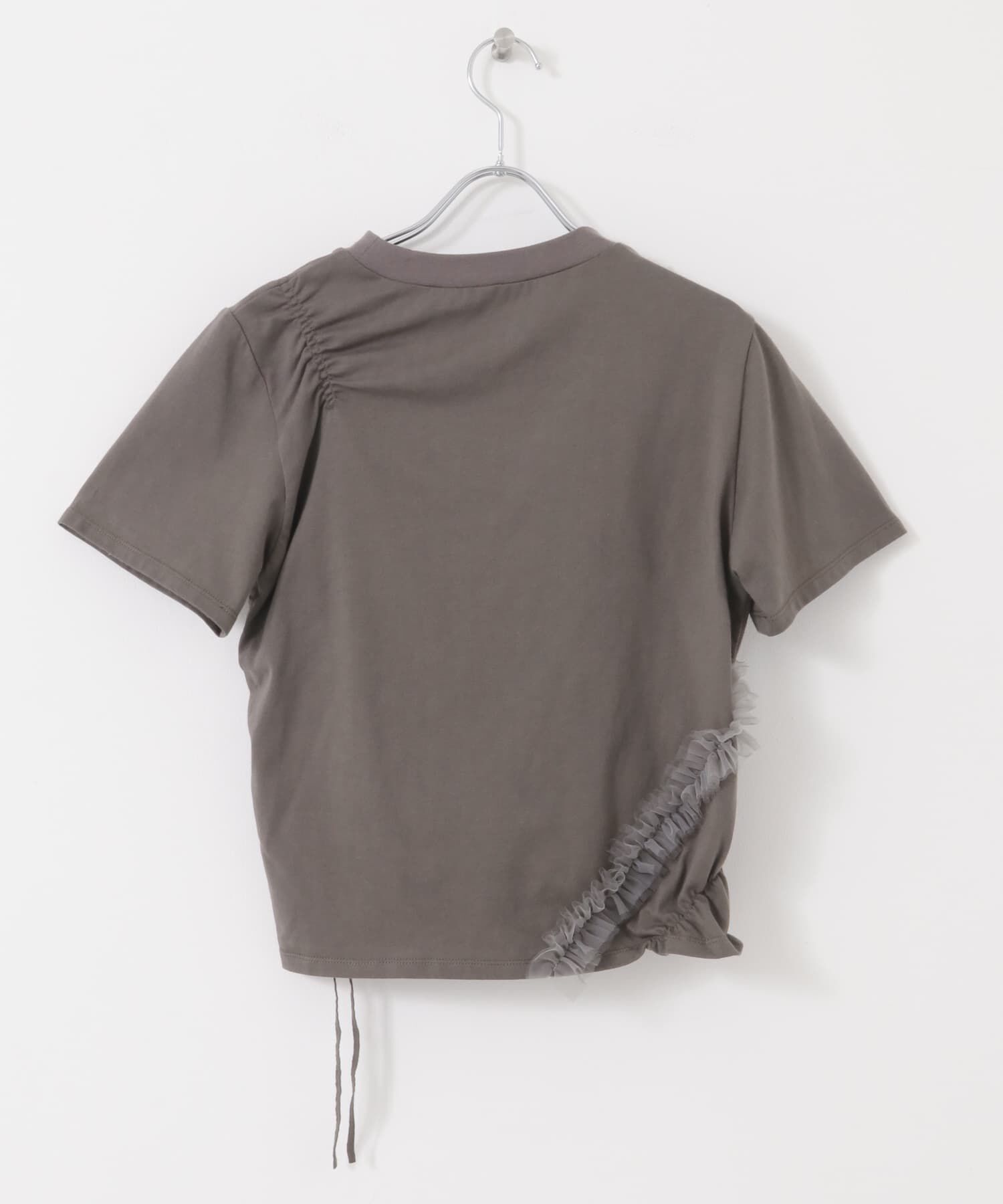  「シャーリングフリルTEE」|Tシャツ・カットソー|
