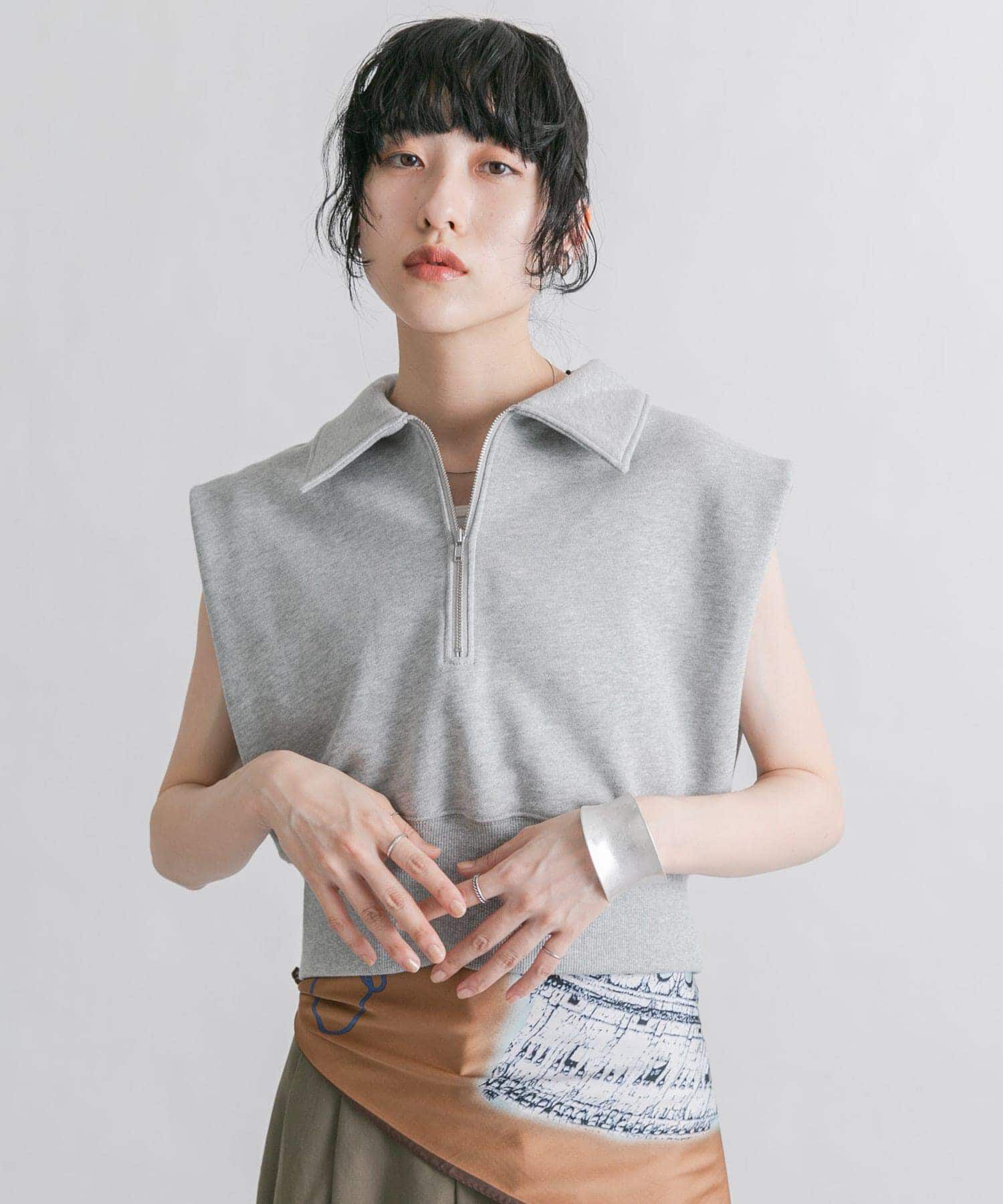  「ショルダータックZIPスウェット」|スウェット・ジャージ|