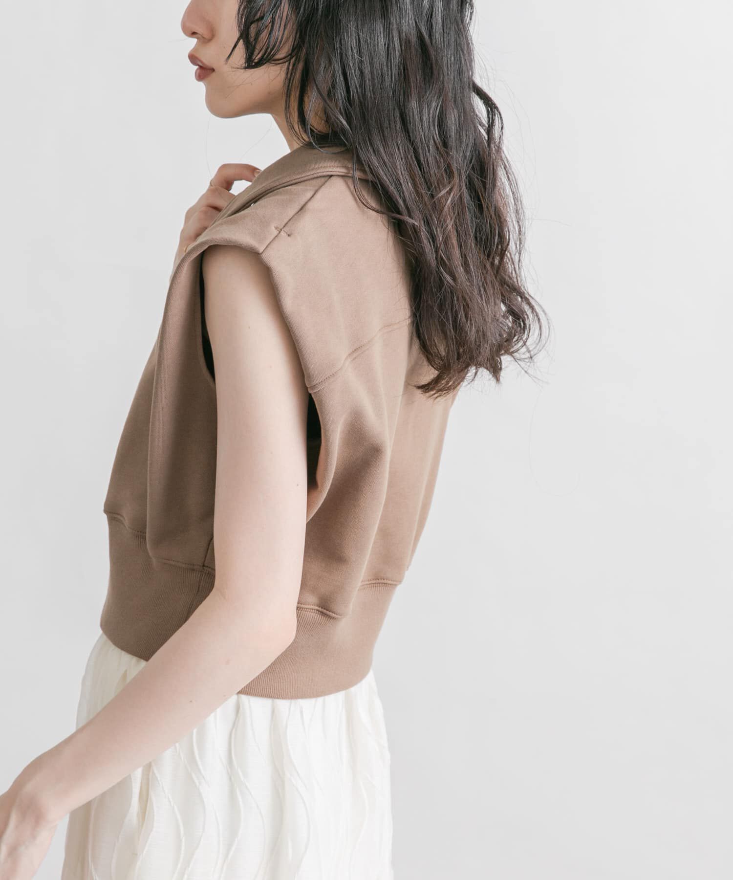  「ショルダータックZIPスウェット」|スウェット・ジャージ|