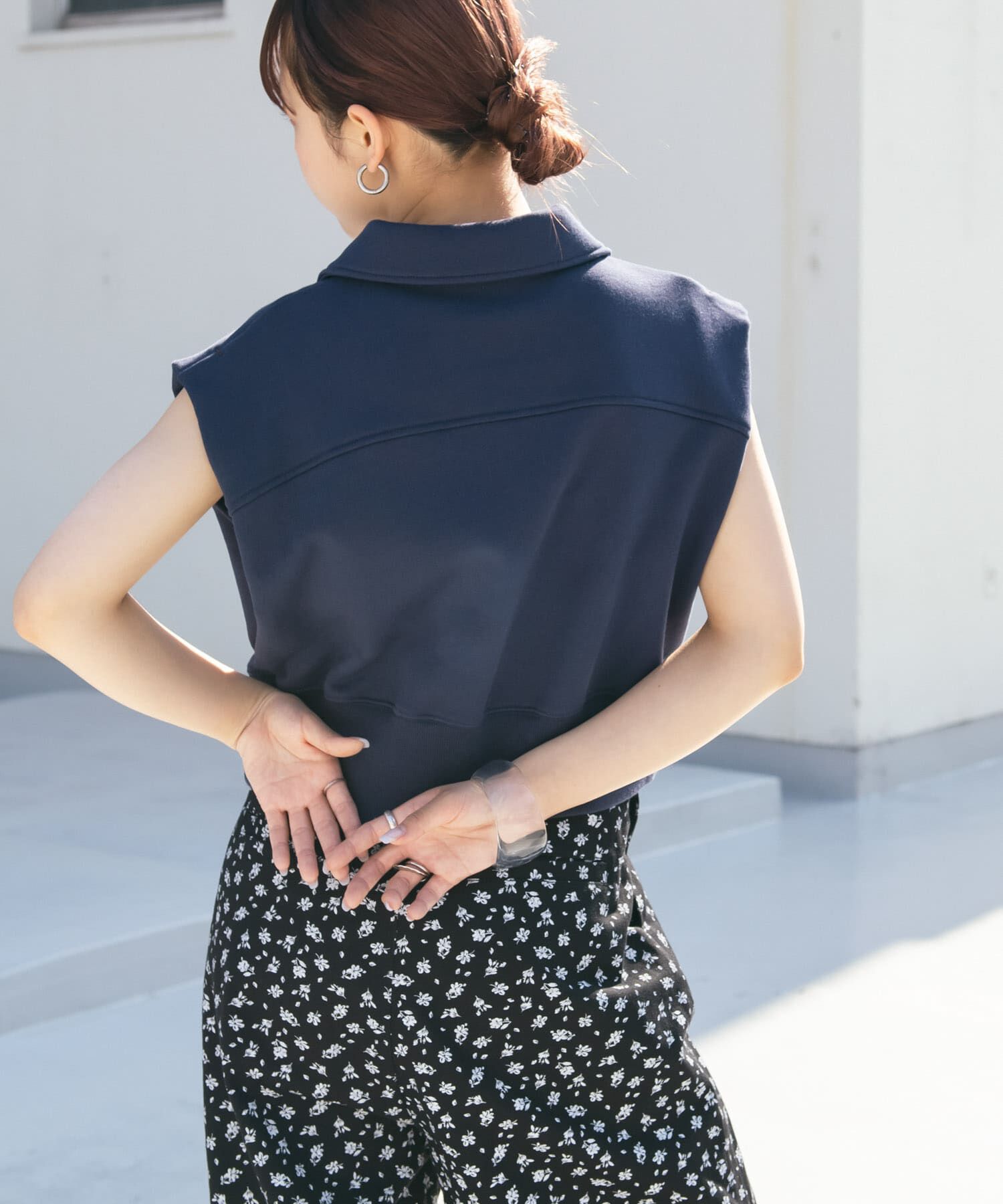  「ショルダータックZIPスウェット」|スウェット・ジャージ|