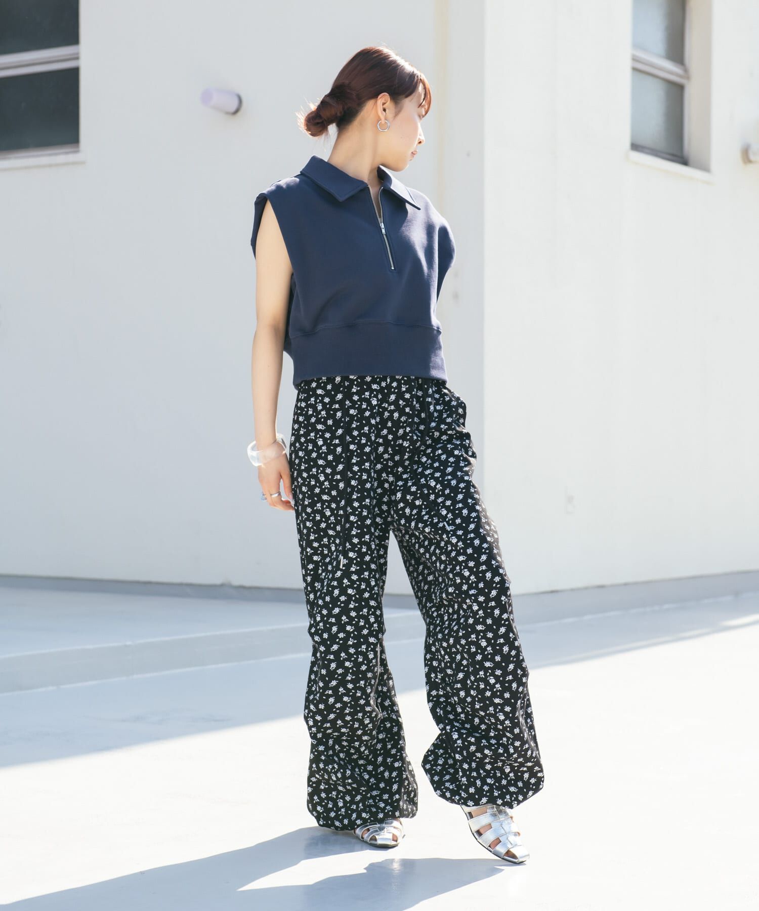  「ショルダータックZIPスウェット」|スウェット・ジャージ|