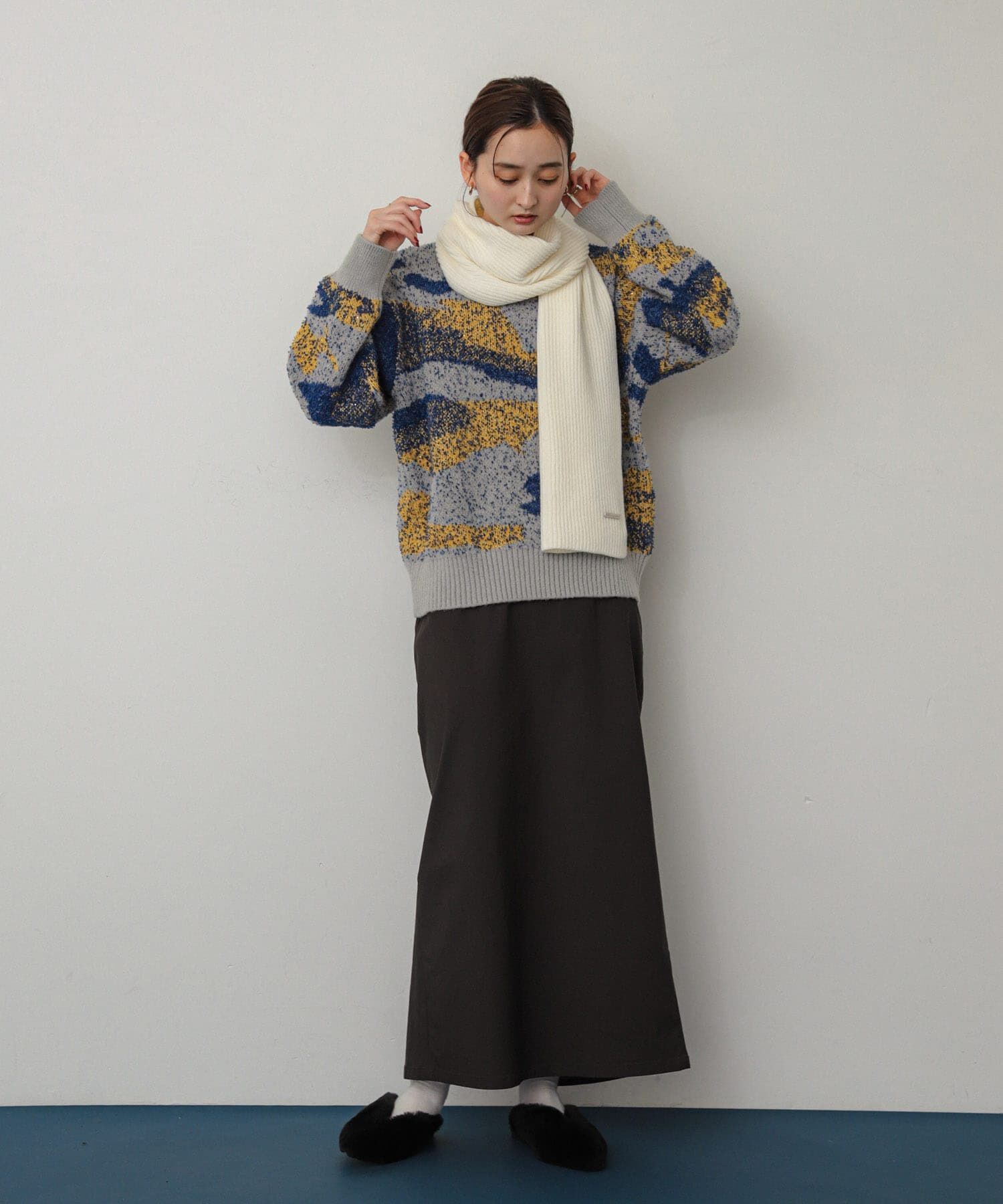 SENSE OF PLACE by URBAN RESEARCH「モチモチニットストール」|ストール|