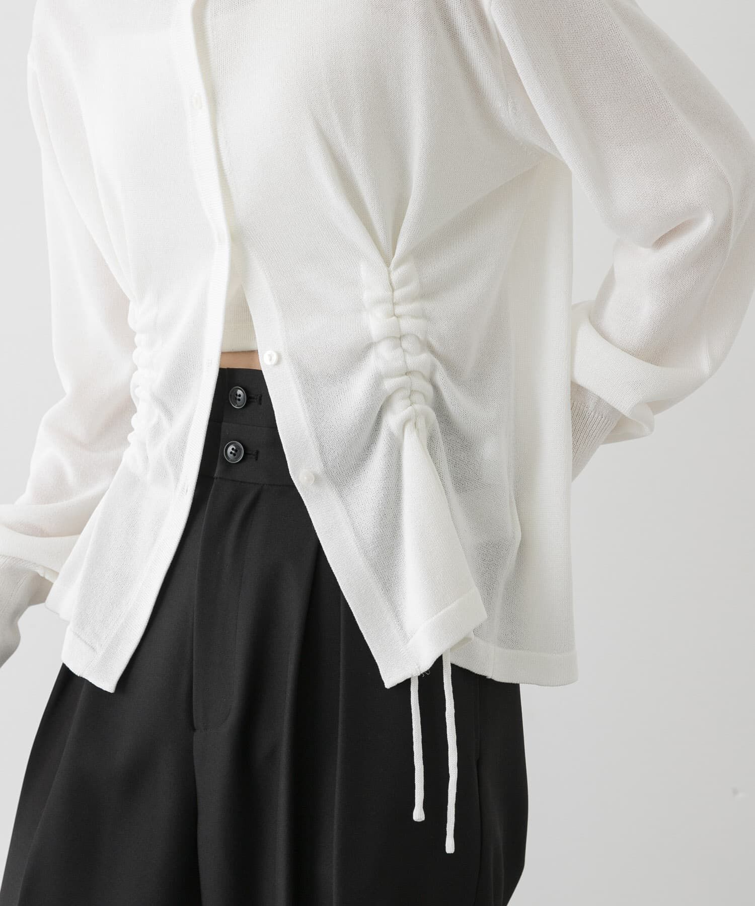 SENSE OF PLACE by URBAN RESEARCH「ドロストシャーリングカーディガン」|カーディガン|