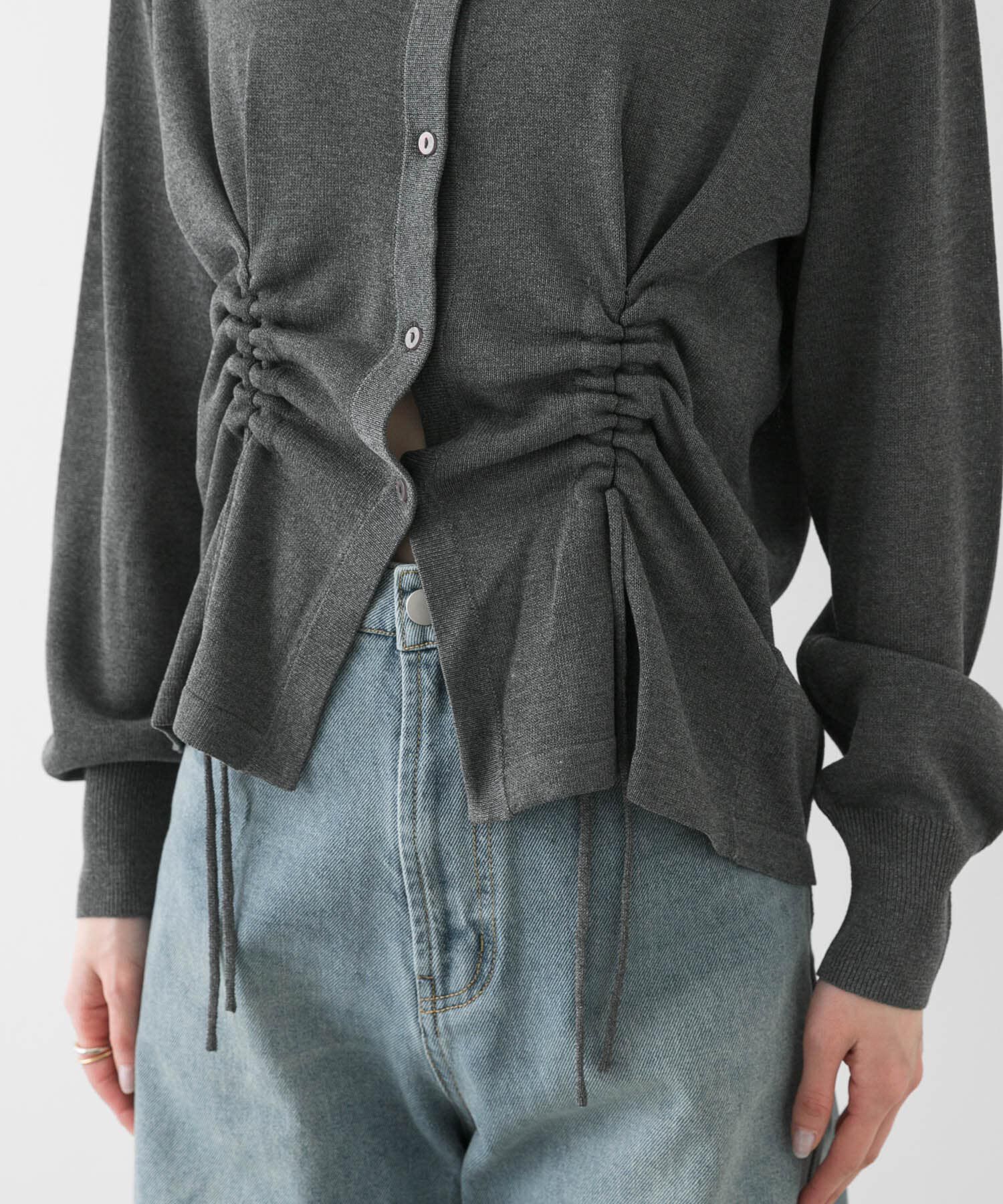 SENSE OF PLACE by URBAN RESEARCH「ドロストシャーリングカーディガン」|カーディガン|