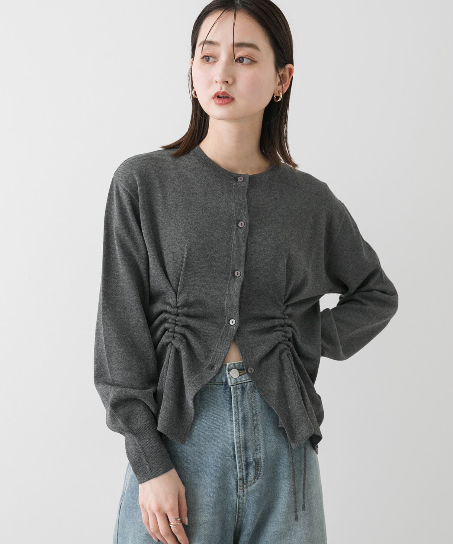 SENSE OF PLACE by URBAN RESEARCH「ドロストシャーリングカーディガン」|カーディガン|