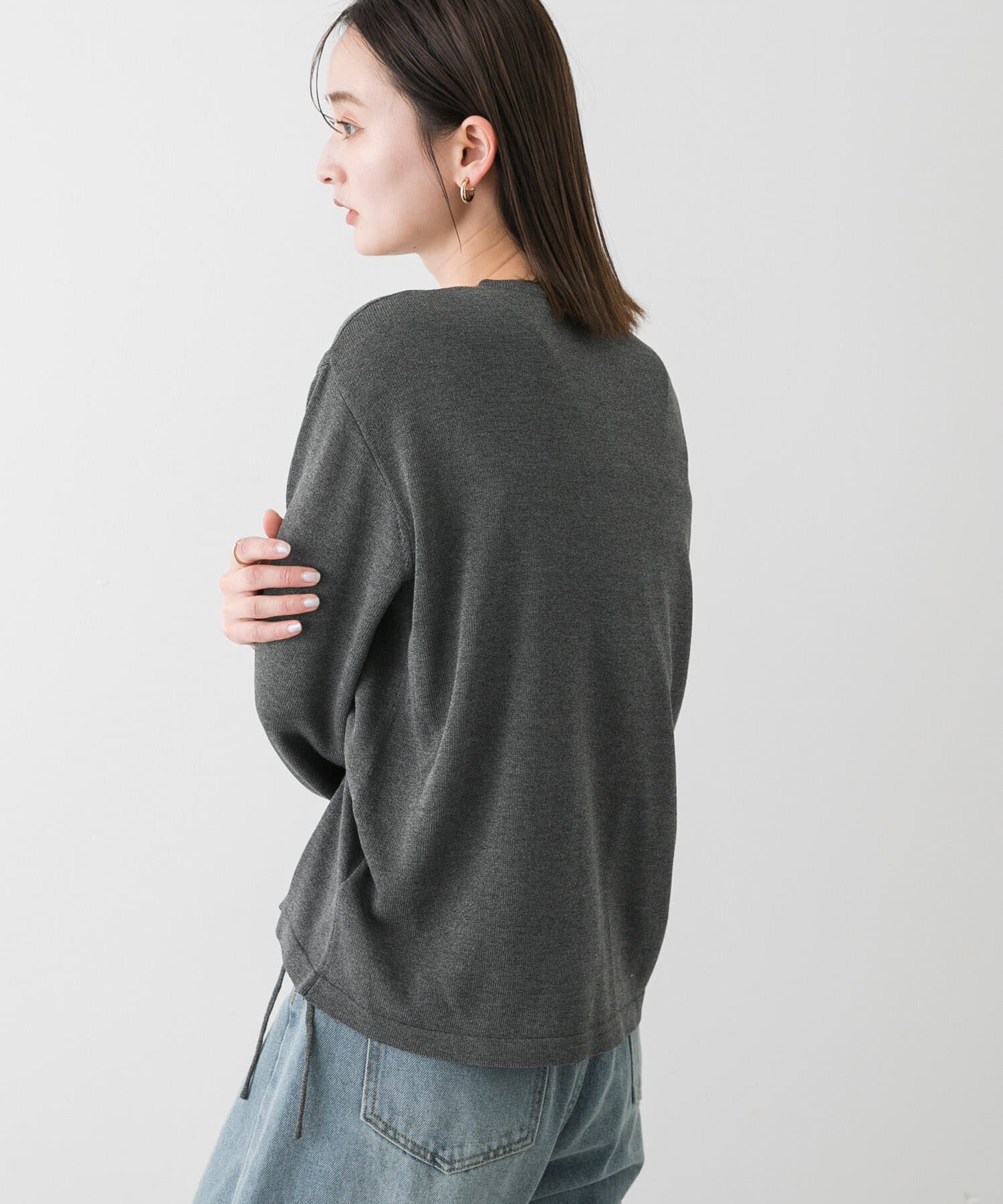 SENSE OF PLACE by URBAN RESEARCH「ドロストシャーリングカーディガン」|カーディガン|