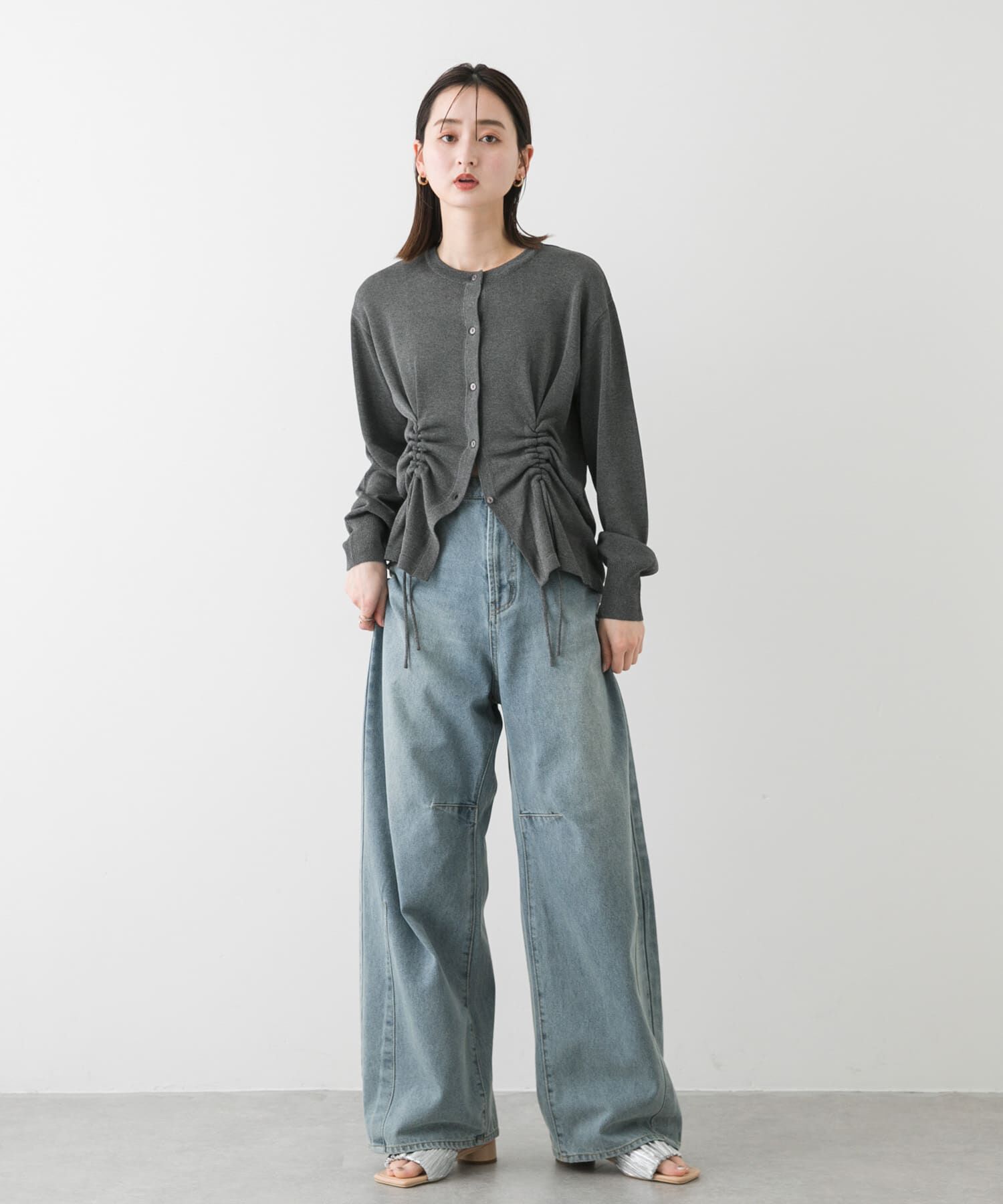 SENSE OF PLACE by URBAN RESEARCH「ドロストシャーリングカーディガン」|カーディガン|