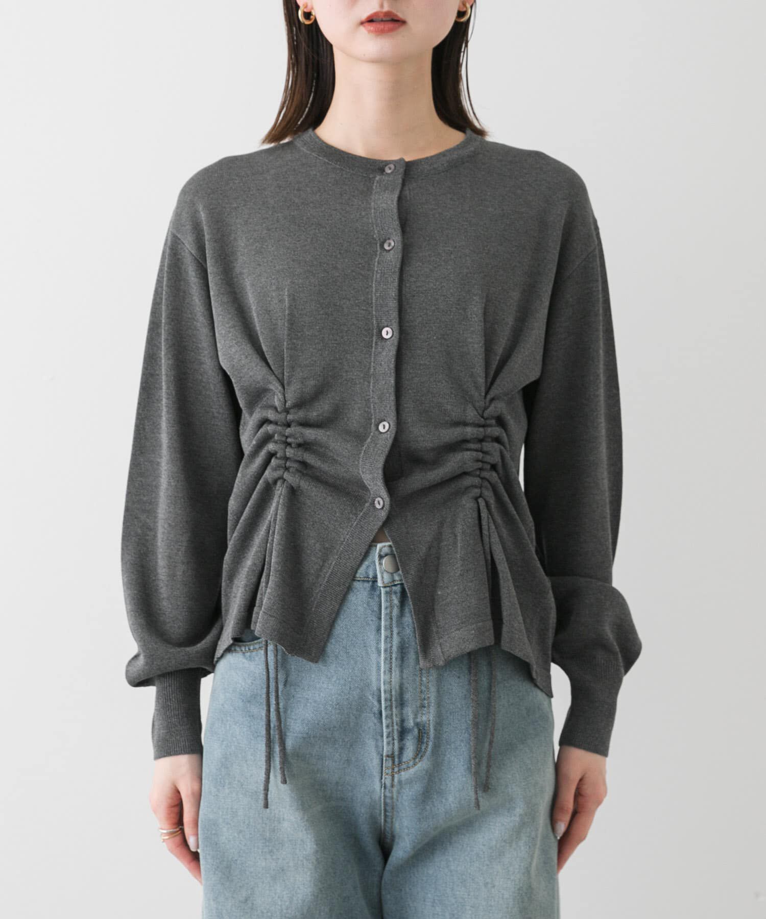 SENSE OF PLACE by URBAN RESEARCH「ドロストシャーリングカーディガン」|カーディガン|