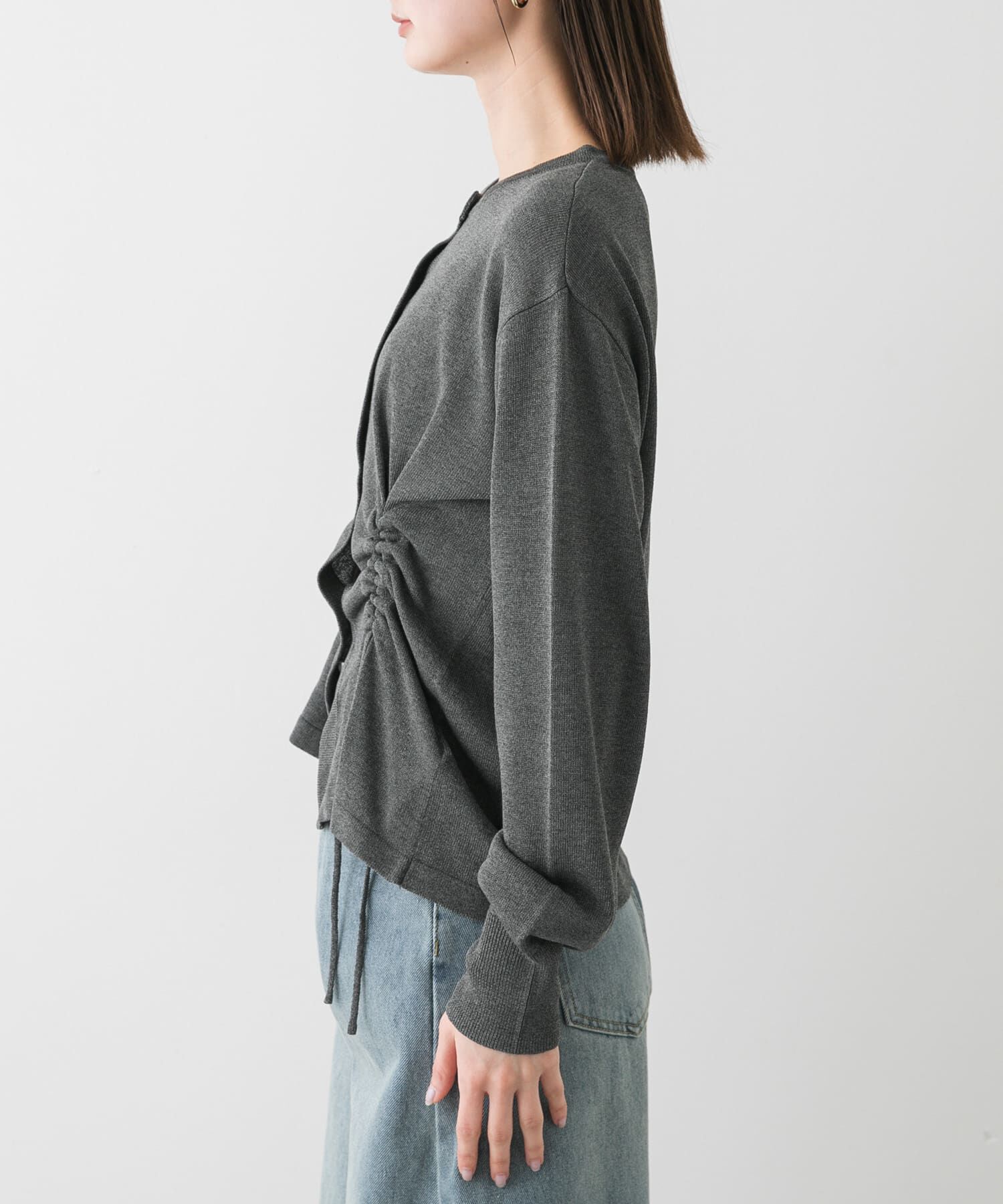 SENSE OF PLACE by URBAN RESEARCH「ドロストシャーリングカーディガン」|カーディガン|