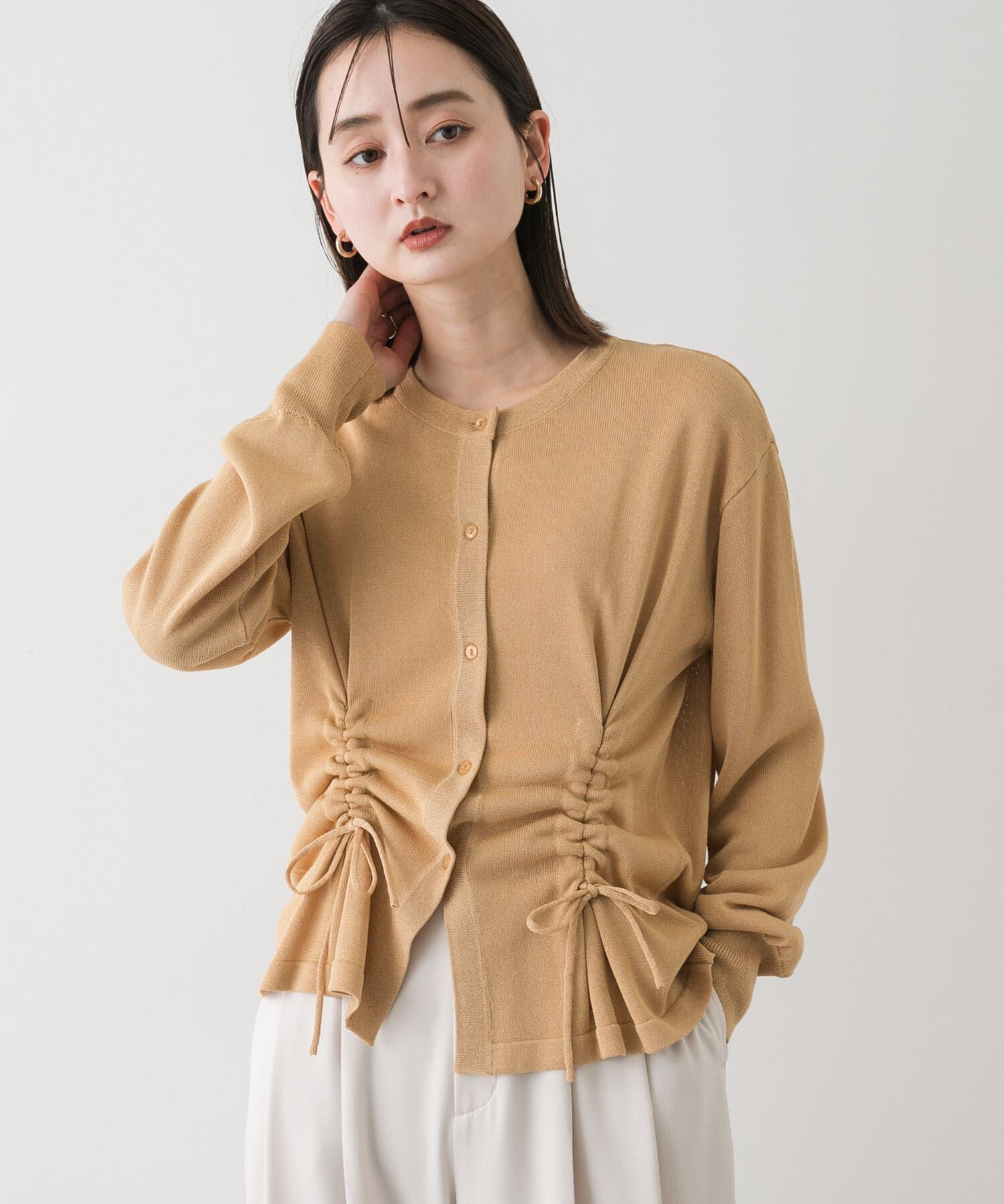 SENSE OF PLACE by URBAN RESEARCH「ドロストシャーリングカーディガン」|カーディガン|