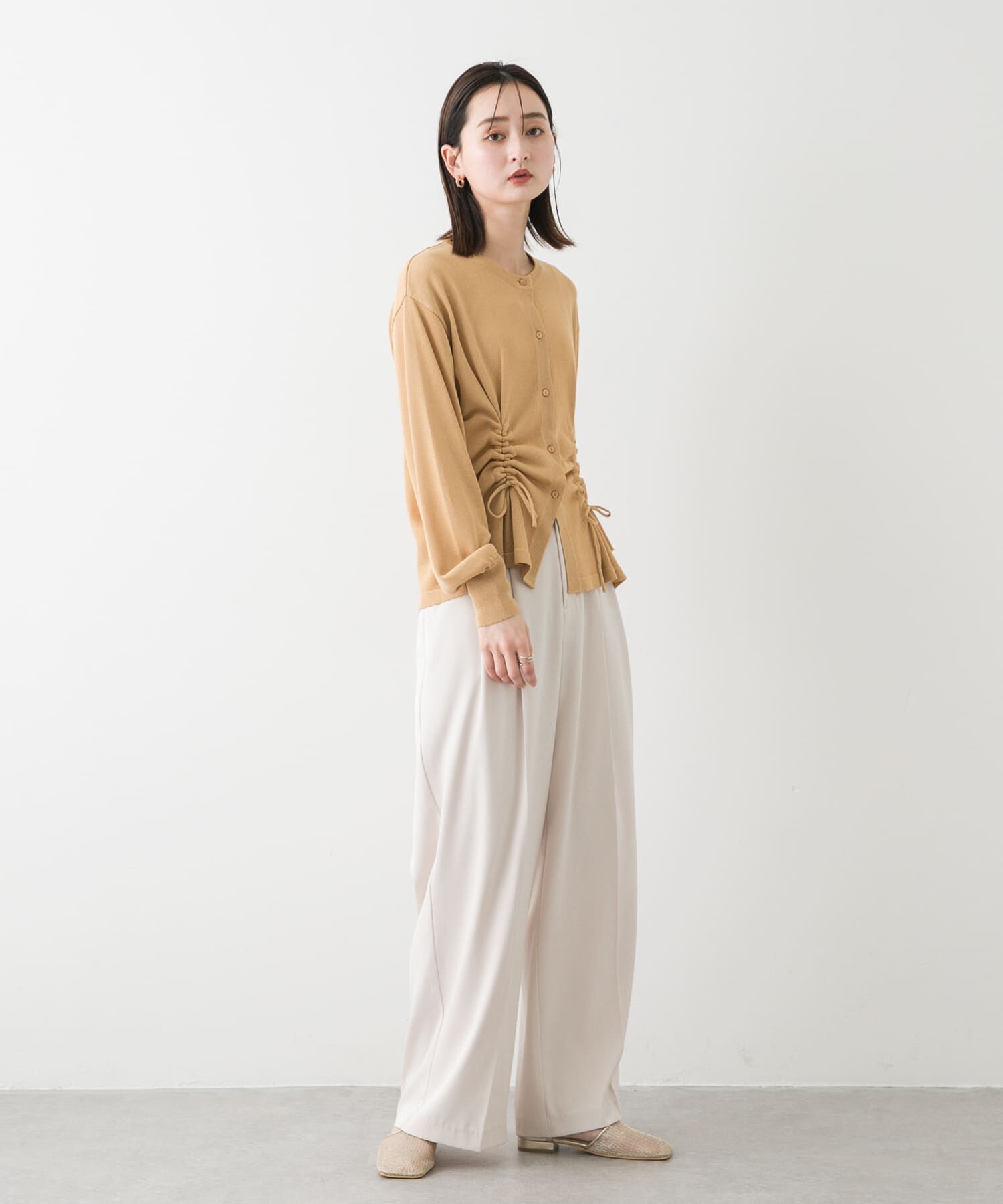 SENSE OF PLACE by URBAN RESEARCH「ドロストシャーリングカーディガン」|カーディガン|