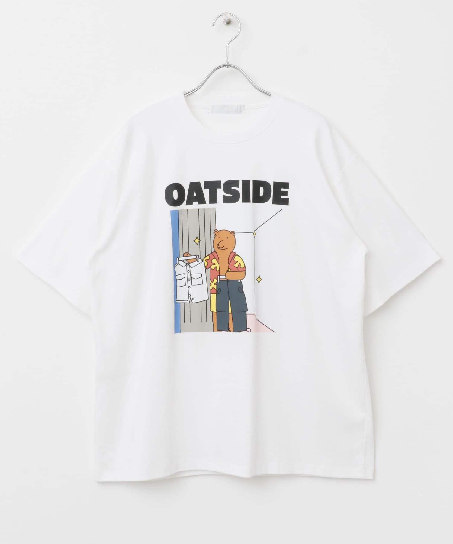 SENSE OF PLACE by URBAN RESEARCH「『別注』OATSIDE&times;SENSE OF PLACE　グラフィックショートスリーブ Tシャツ B」|Tシャツ・カットソー|
