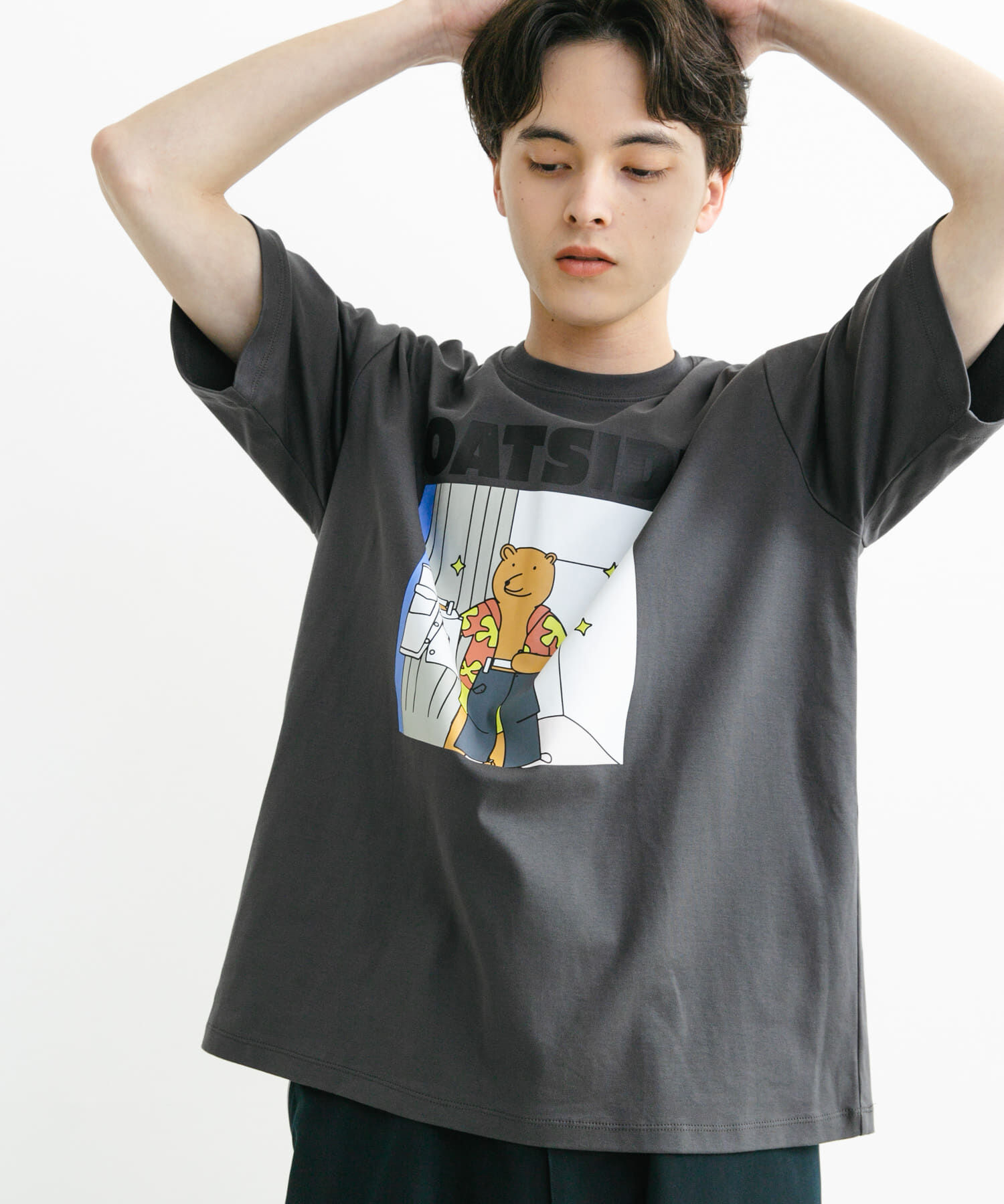 SENSE OF PLACE by URBAN RESEARCH「『別注』OATSIDE&times;SENSE OF PLACE　グラフィックショートスリーブ Tシャツ B」|Tシャツ・カットソー|